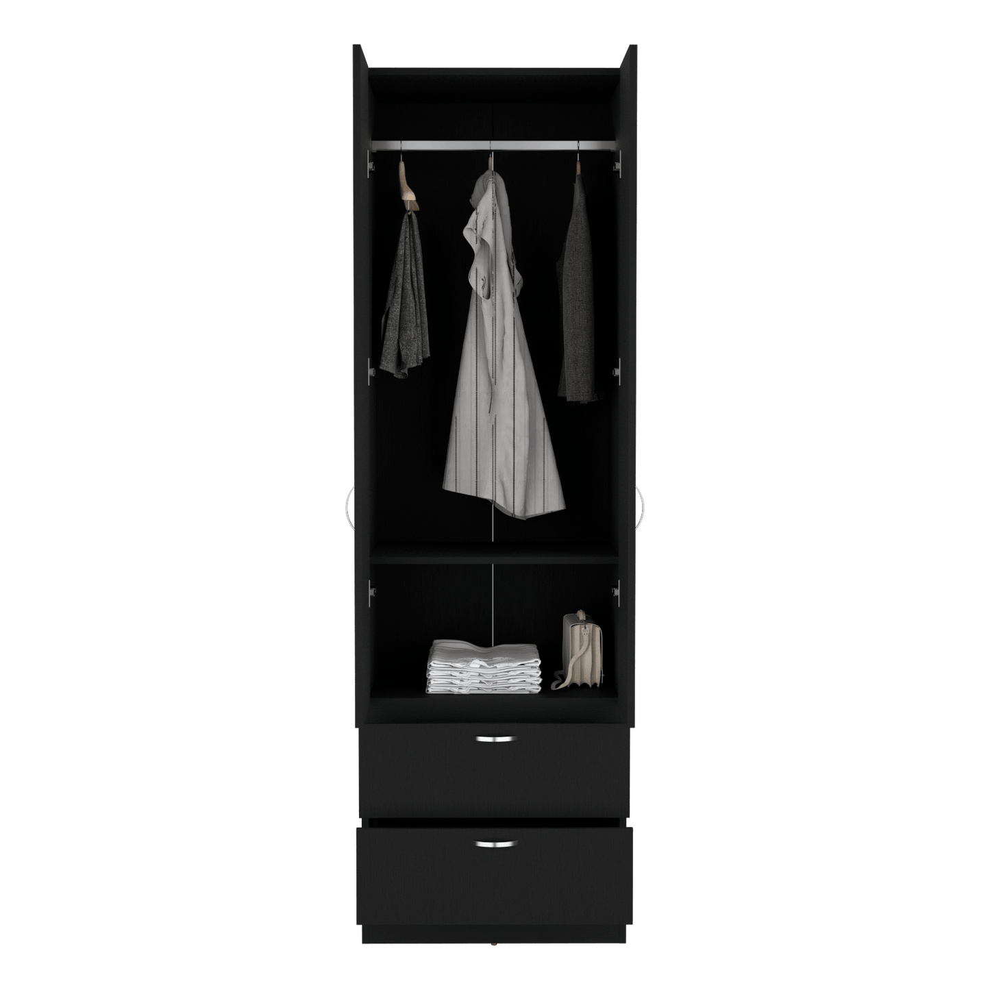 Closet Vicco 2P 2C 195X59X49 Rta Wengue Zf