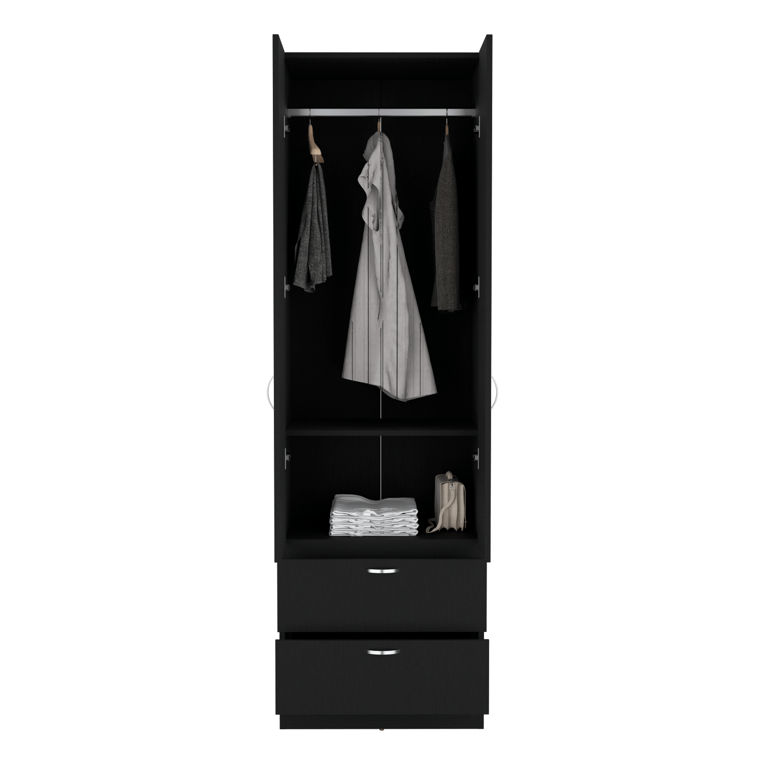 Closet Vicco 2P 2C 195X59X49 Rta Wengue Zf