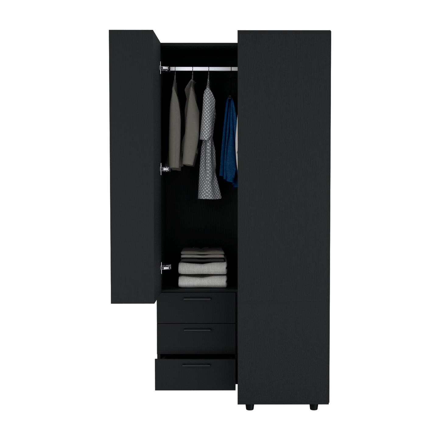 Closet Esquinero Toulouse 180X85X85 Rta Wengue