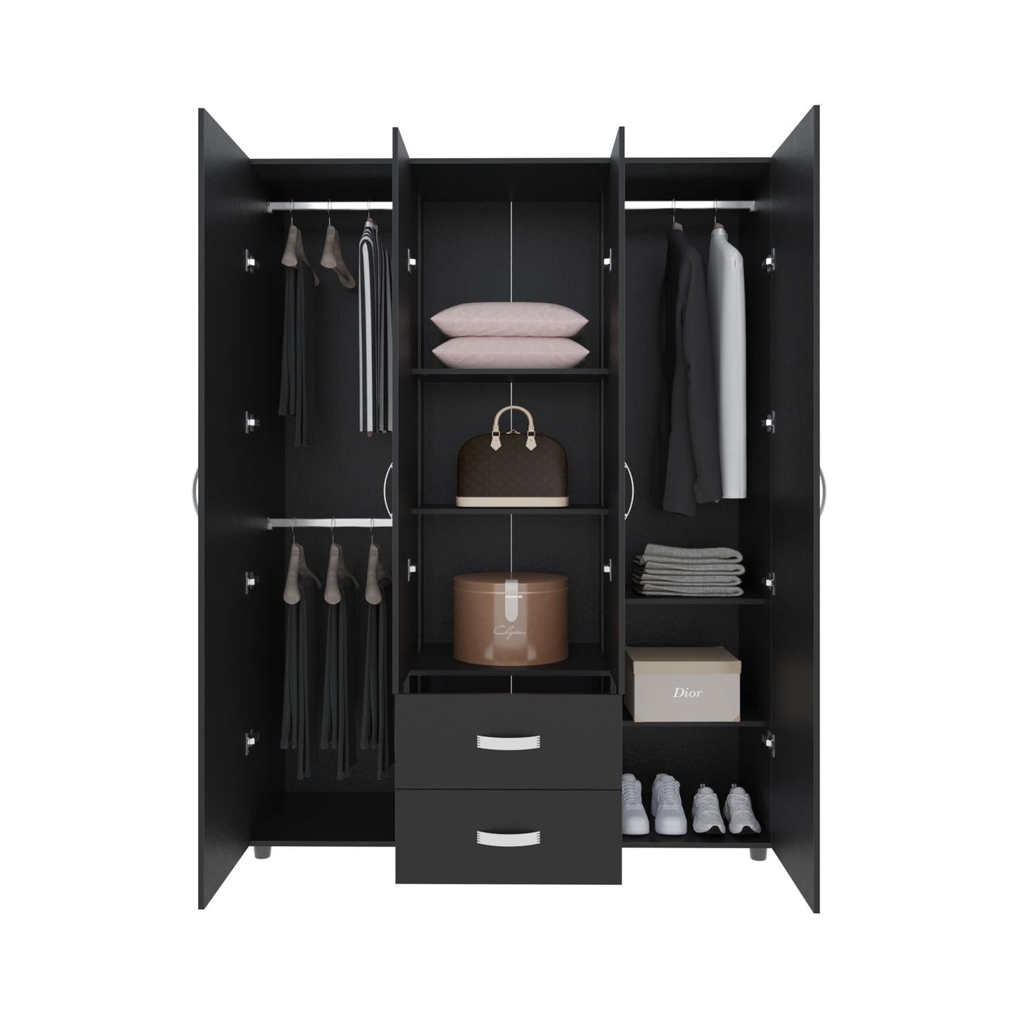 Closet Barilo 200X150X49 Rta Wengue
