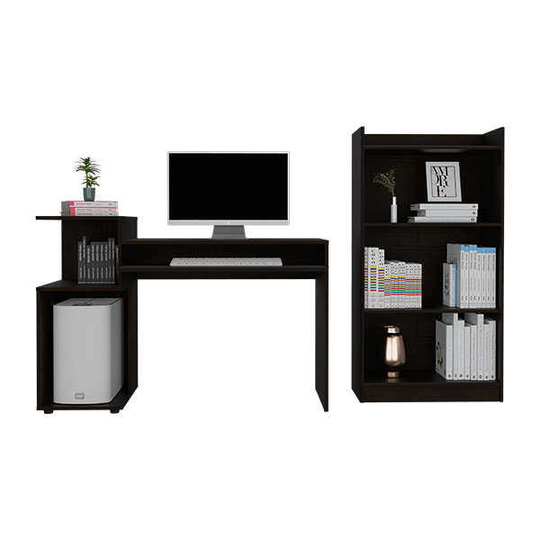 Combo Escritorio Atlanter + Biblioteca