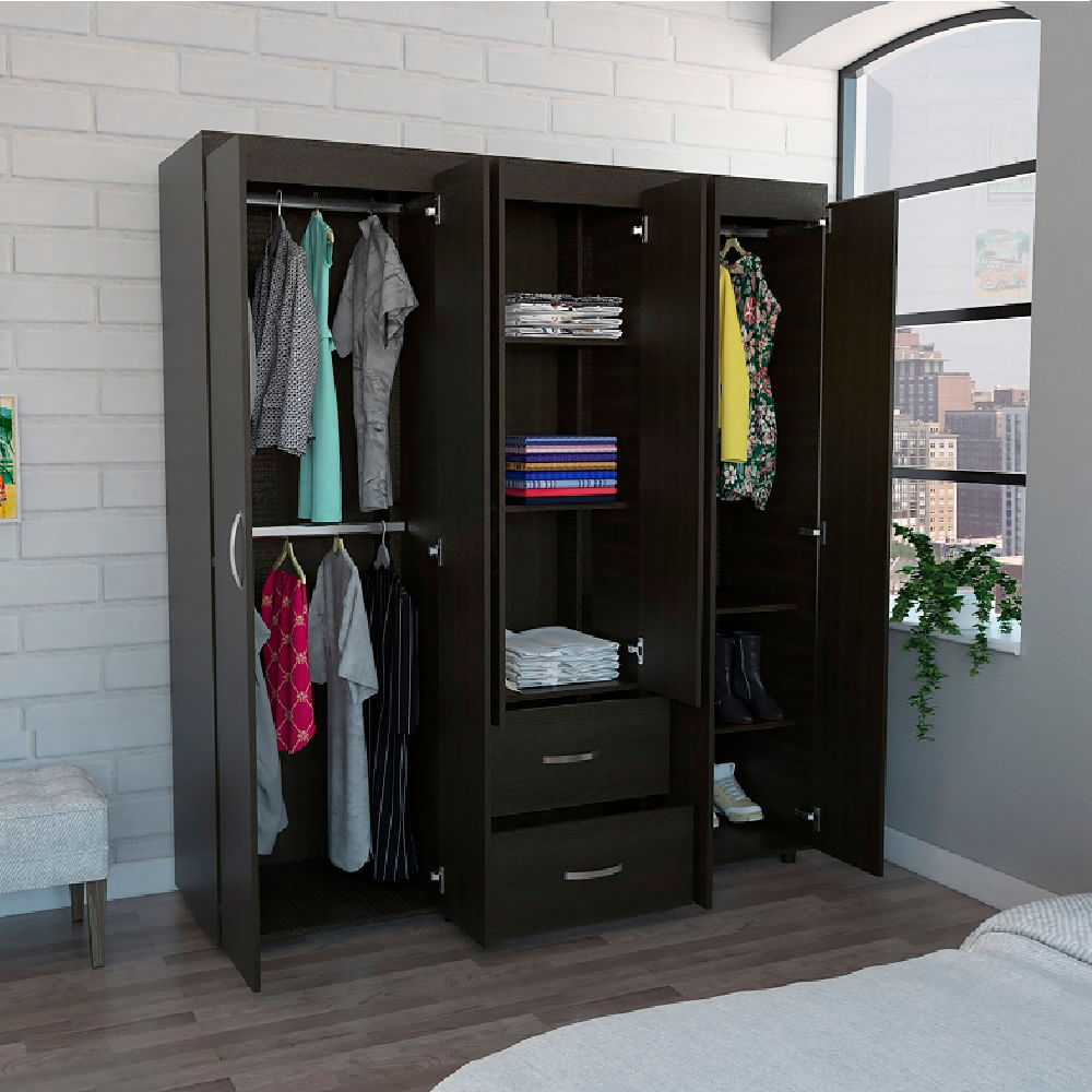 Closet Bariloche Espejo Rta Wengue