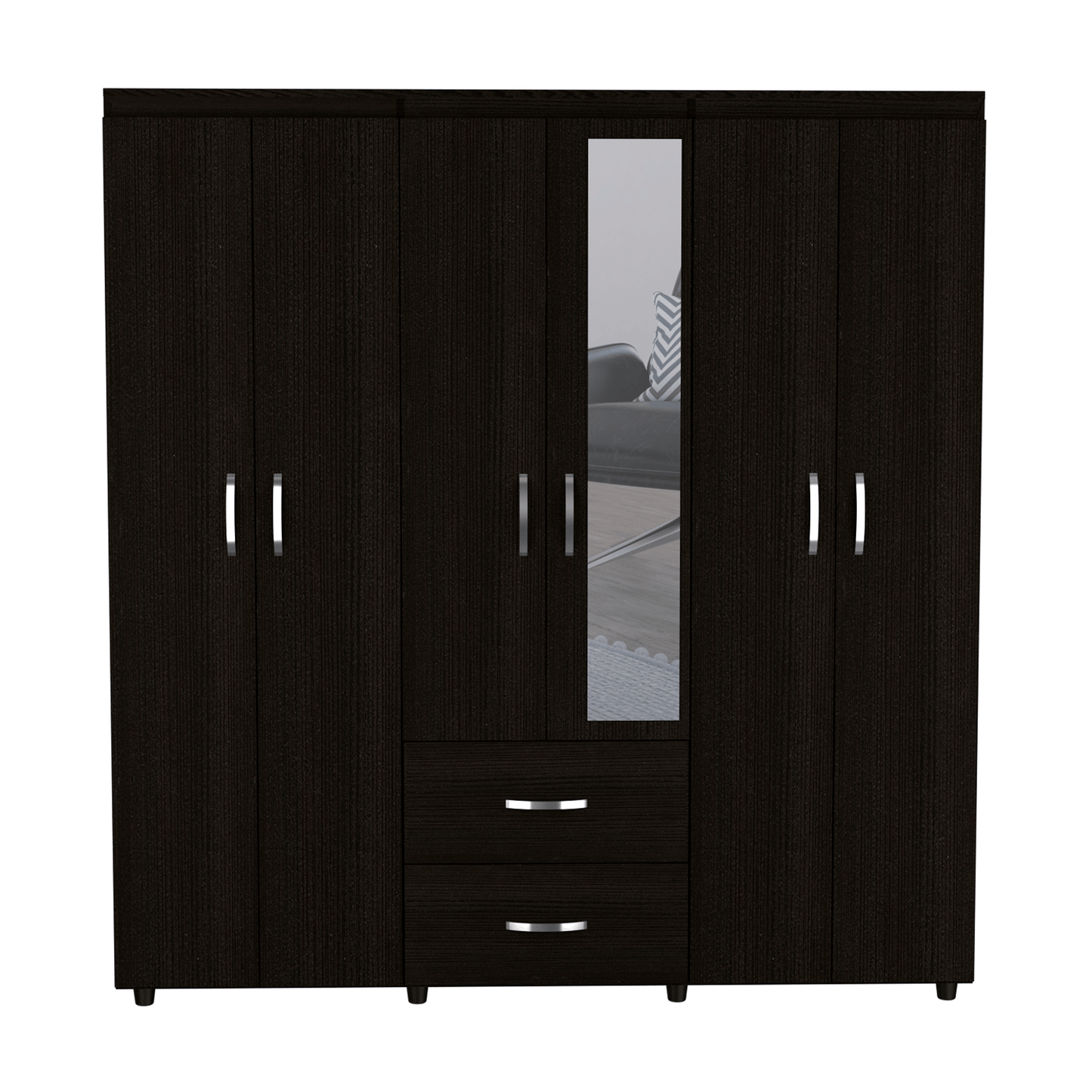 Closet Bariloche Espejo Rta Wengue