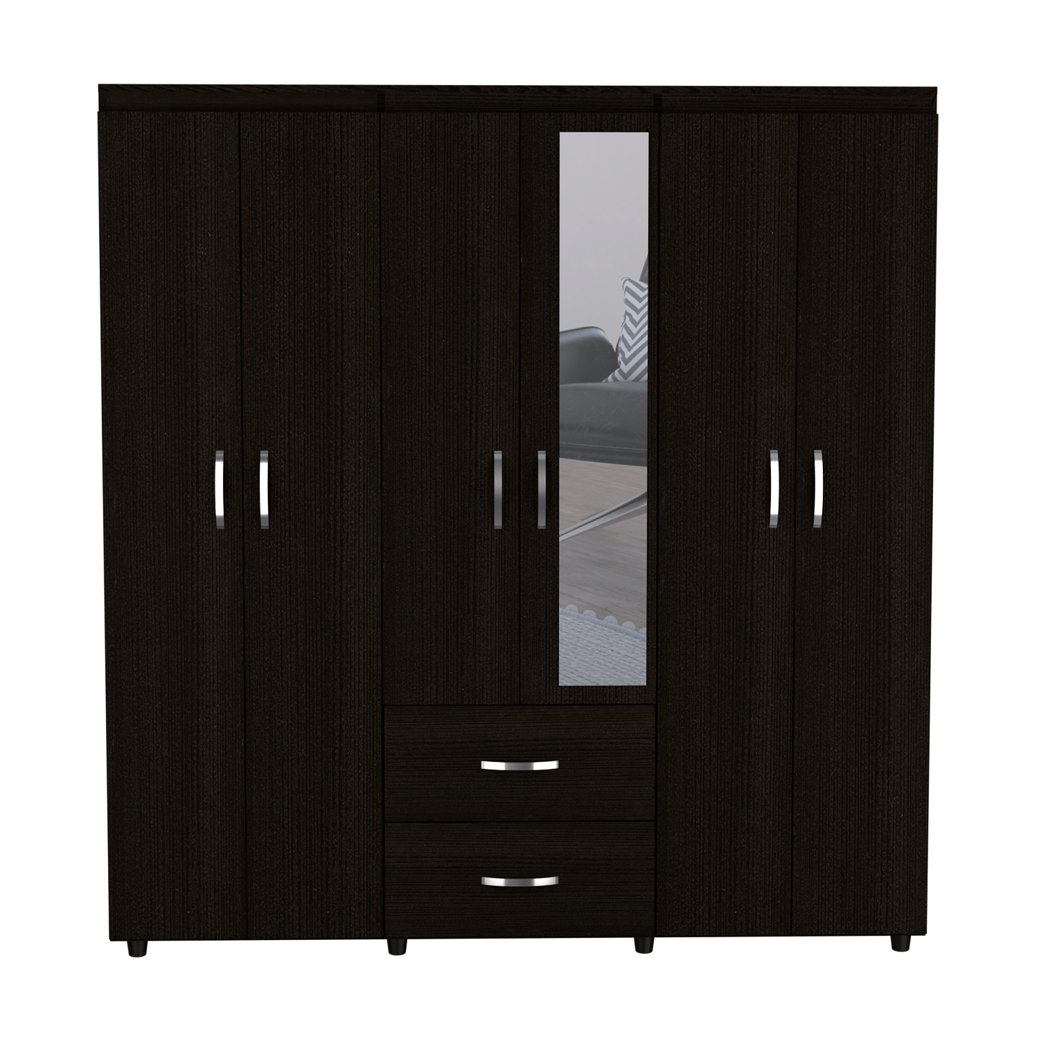 Closet Bariloche Espejo Rta Wengue