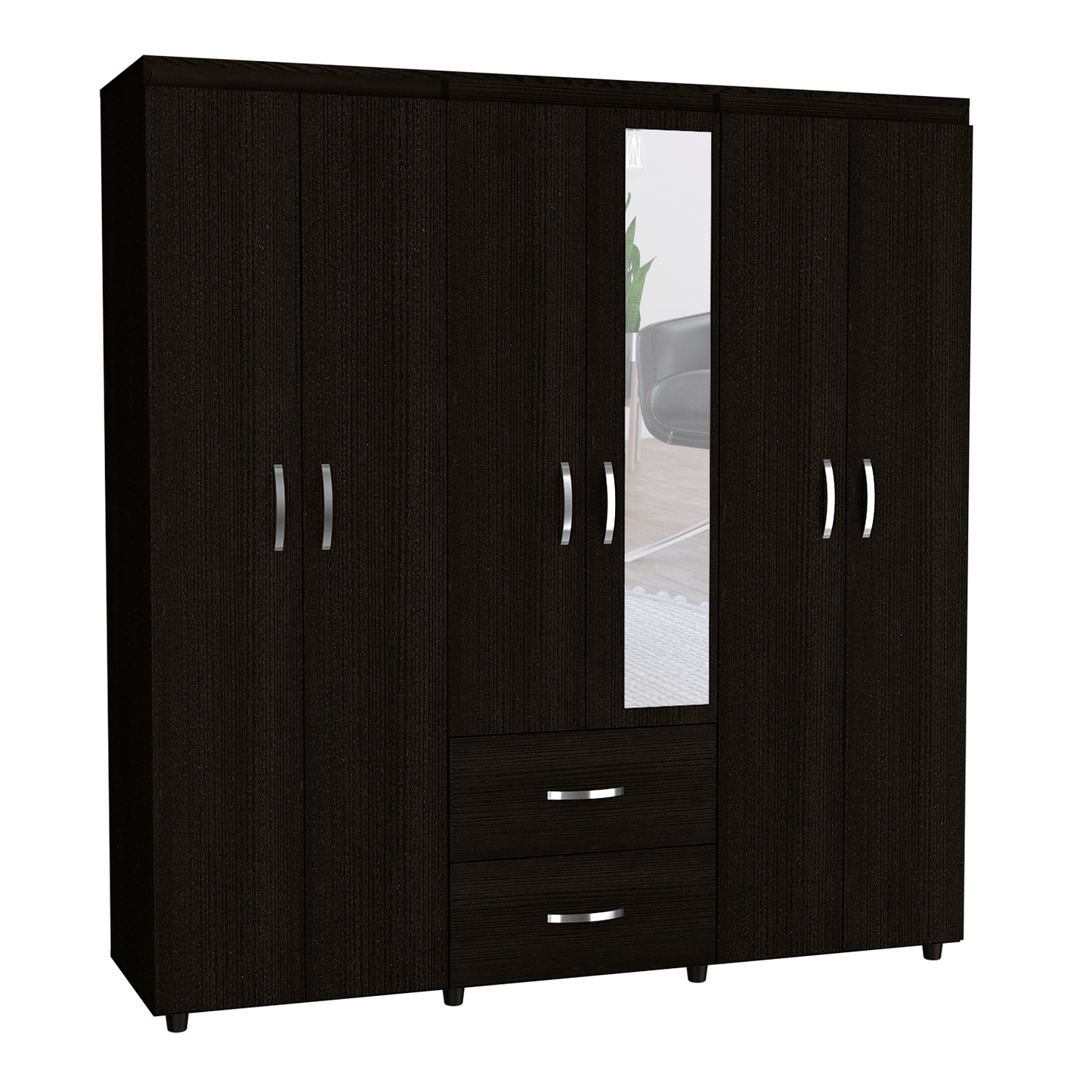 Closet Bariloche Espejo Rta Wengue
