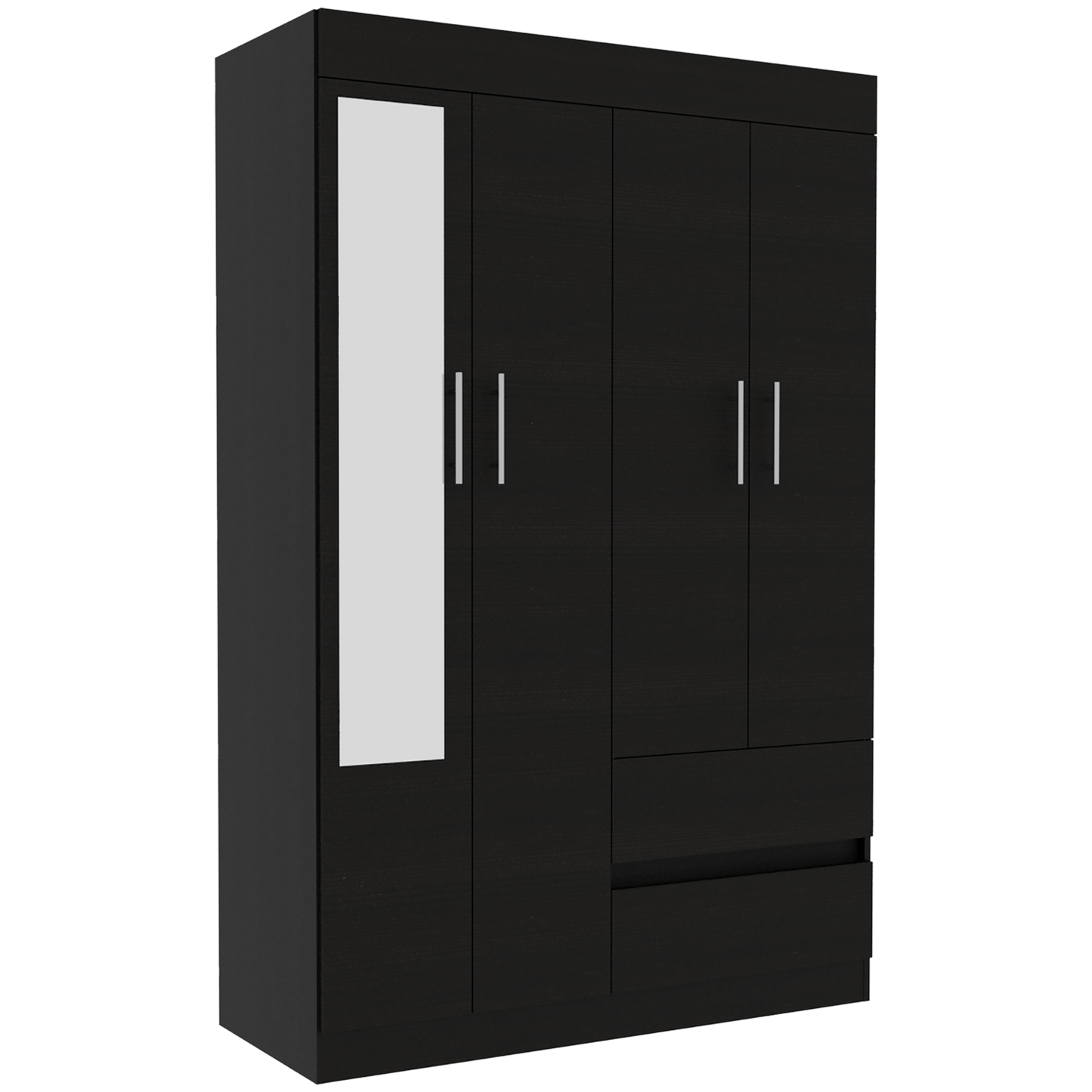 Closet Caoba Con Espejo Rta Wengue