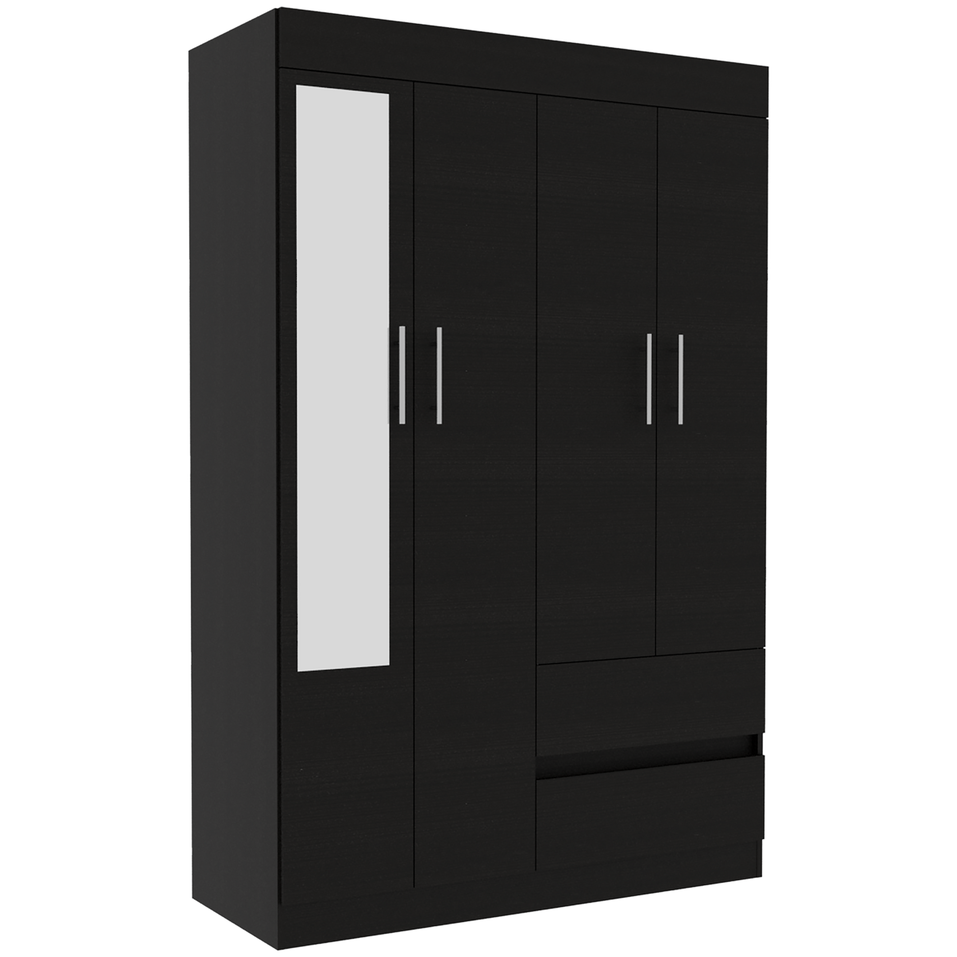 Closet Caoba Con Espejo Rta Wengue
