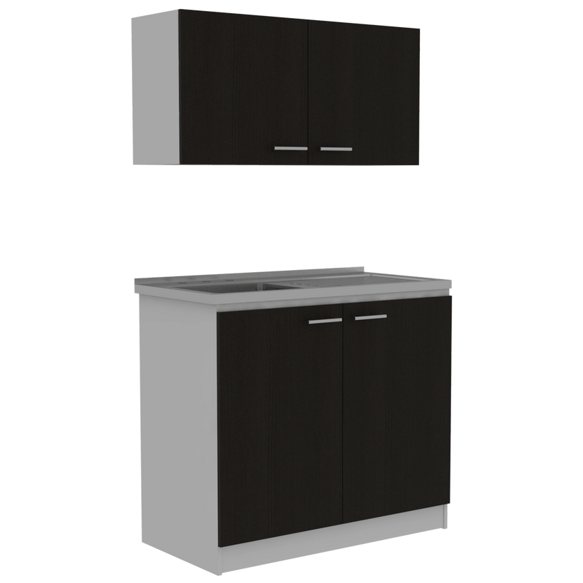 Cocina Napa 100 Rta Blanco Wengue Meson Izq