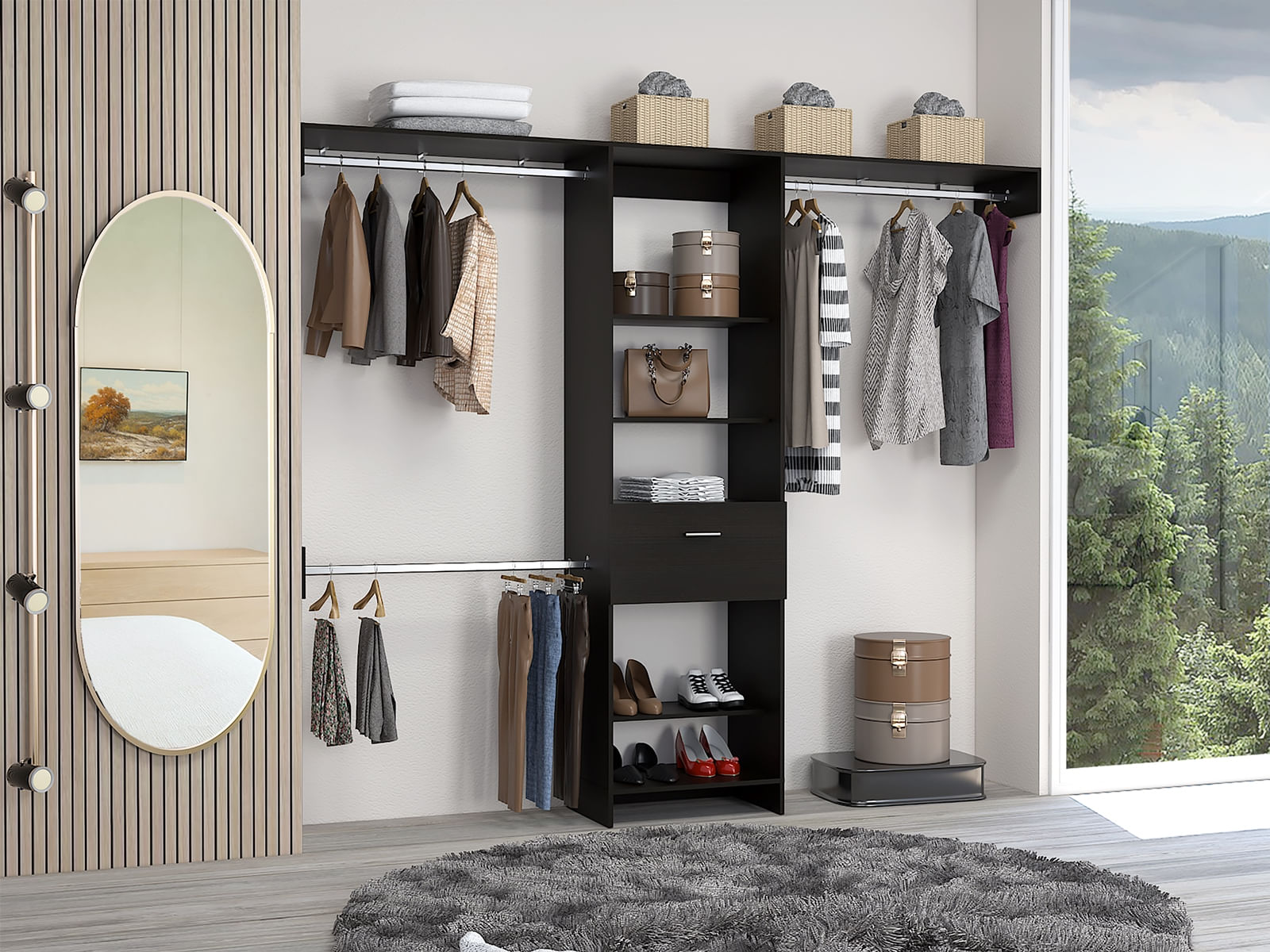 Closet Abierto Manchester 250 Rta Wengue