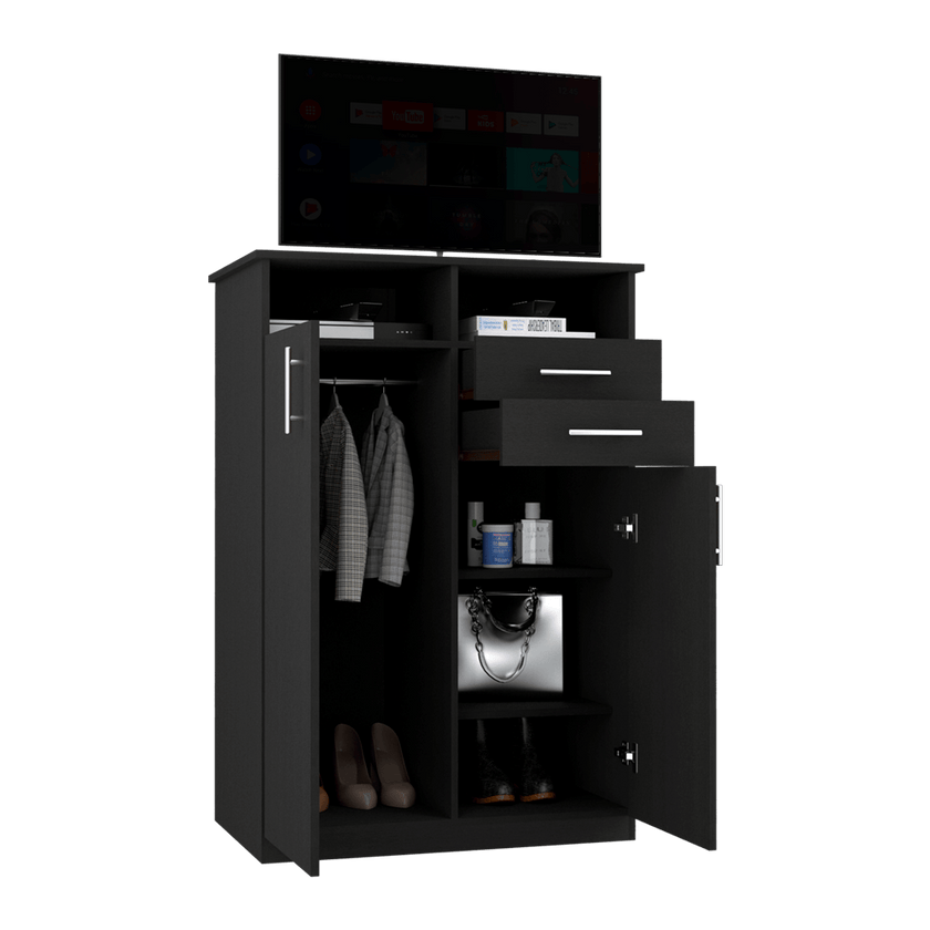 Closet Entretenimiento Eco Negro - Wengue N/A