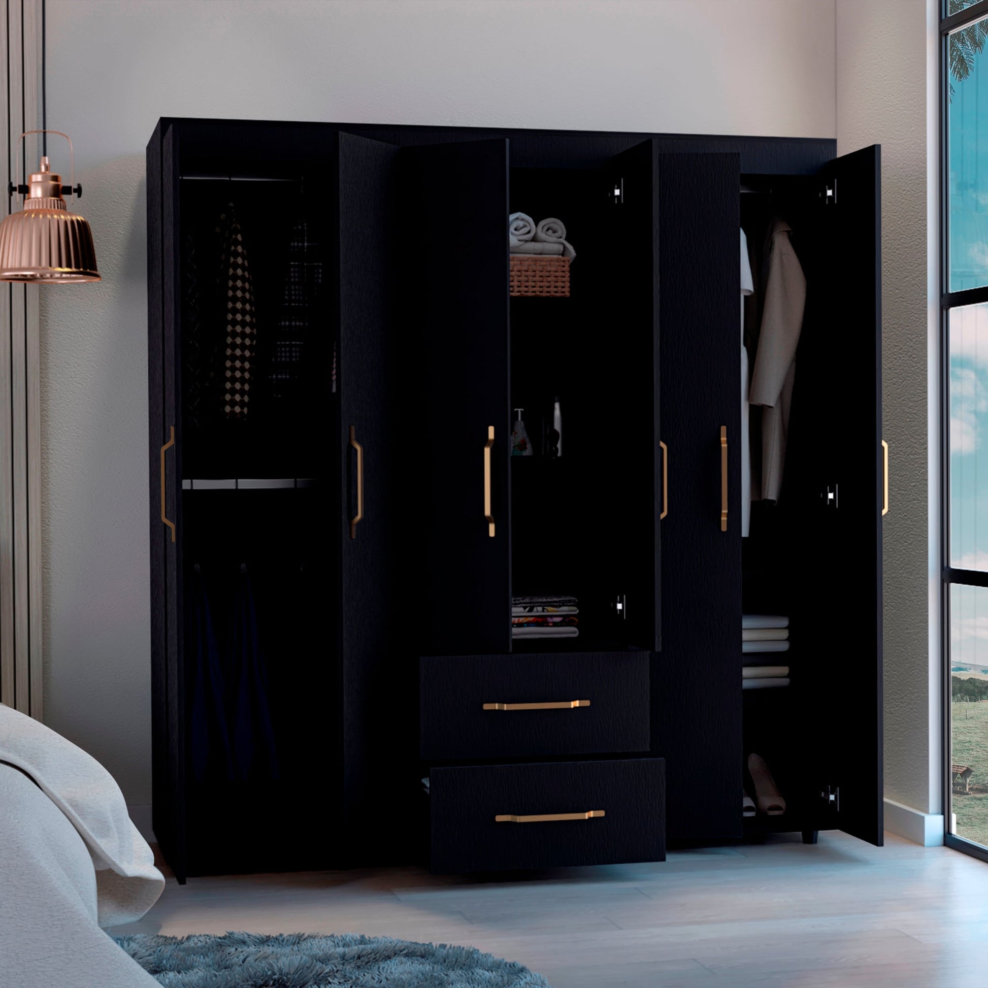 Closet Bariloche 180 X 170 X 50 Rta Wengue