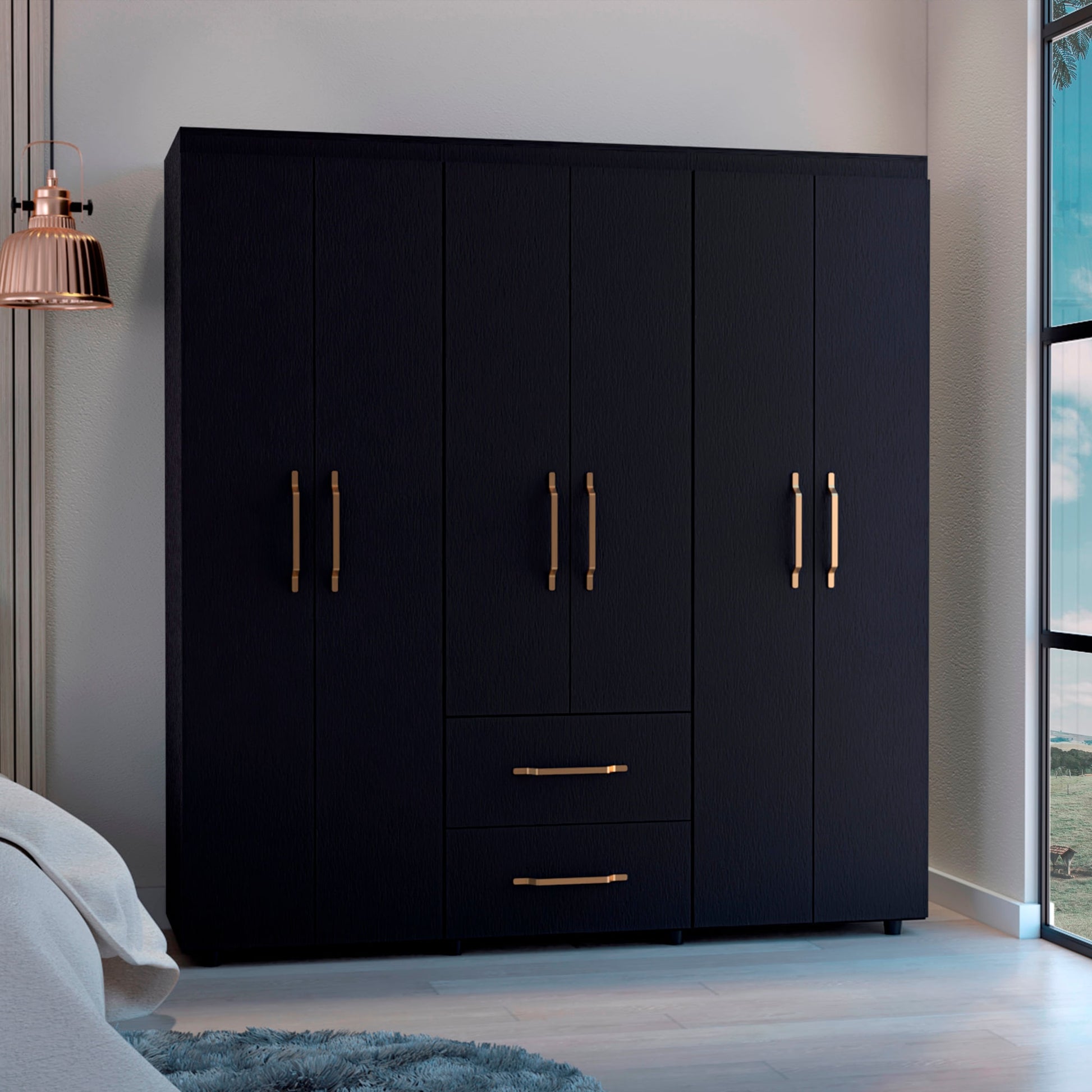 Closet Bariloche 180 X 170 X 50 Rta Wengue