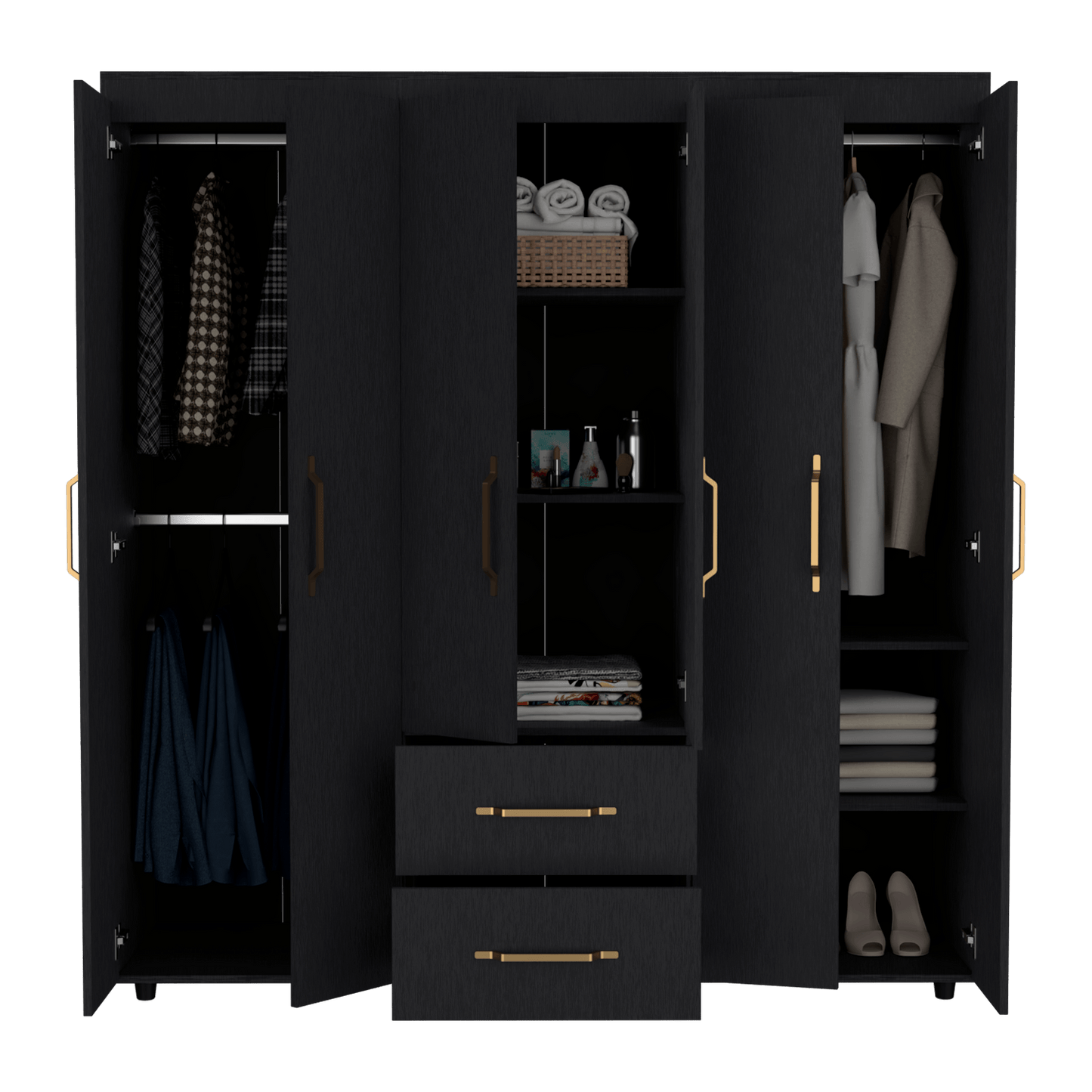Closet Bariloche 180 X 170 X 50 Rta Wengue
