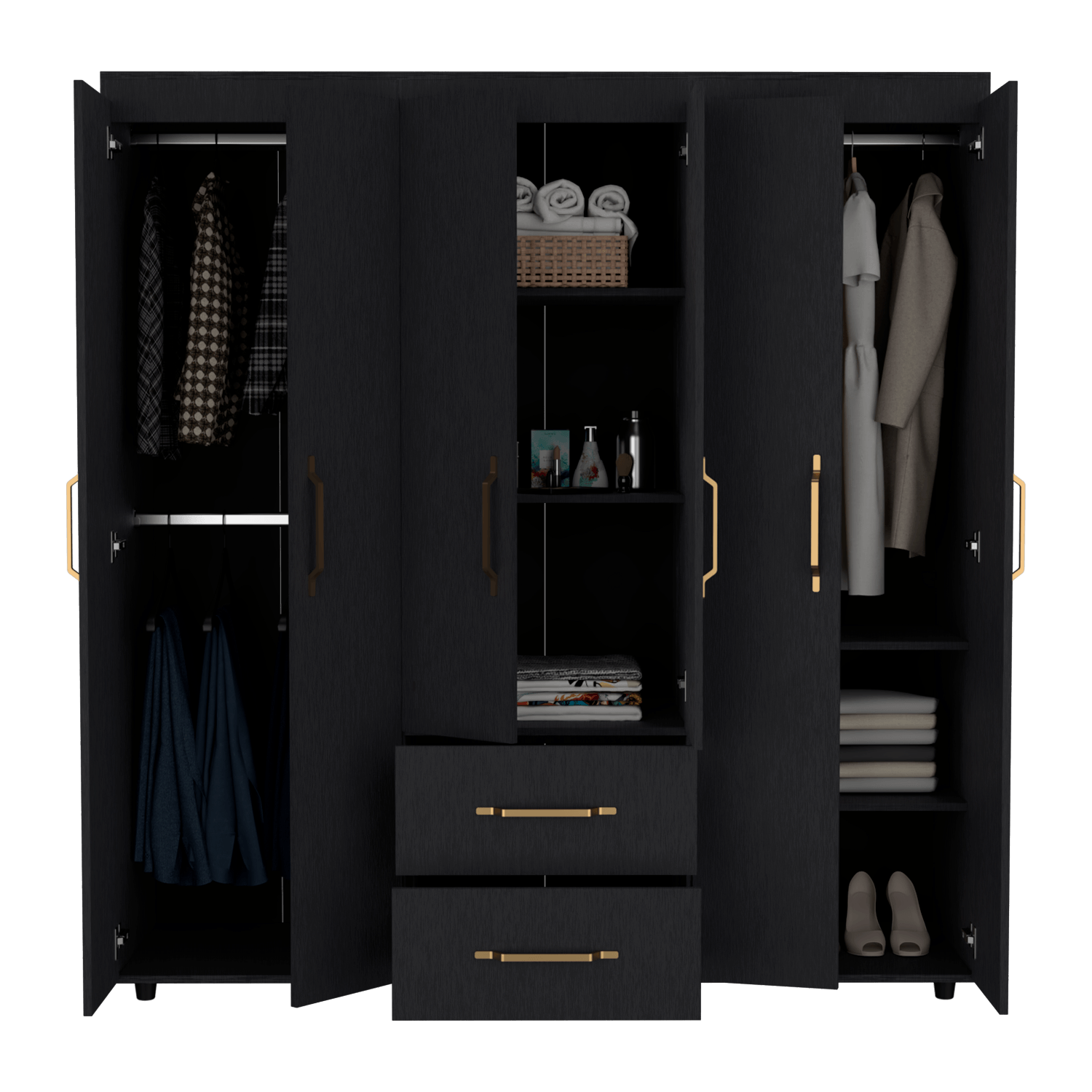 Closet Bariloche 180 X 170 X 50 Rta Wengue