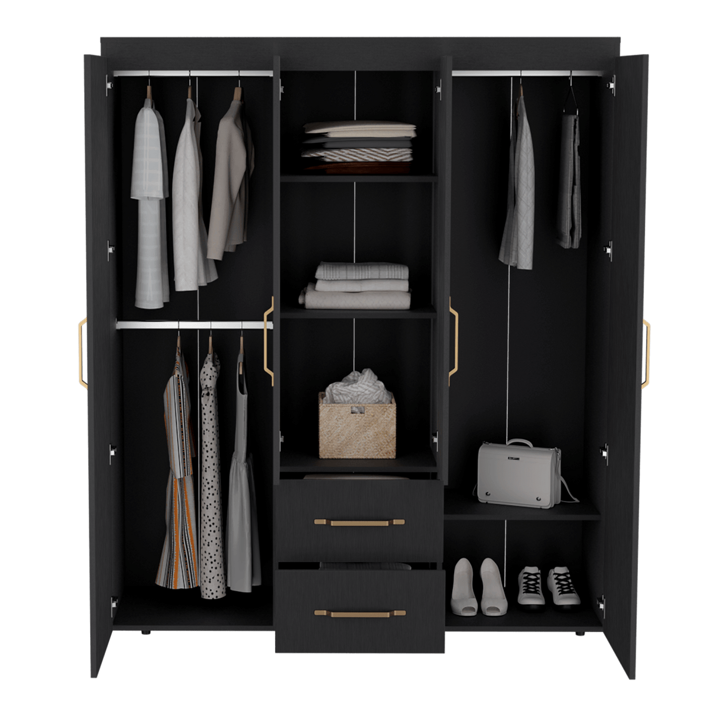 Closet Bariloche Eco 180 X 150 X 50 Rta Wengue