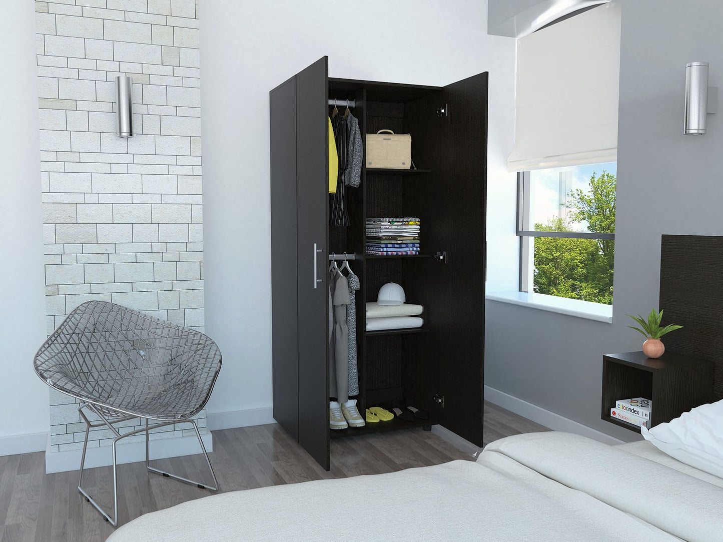 Closet Tera 180 X 80 X 48 Rta Wengue