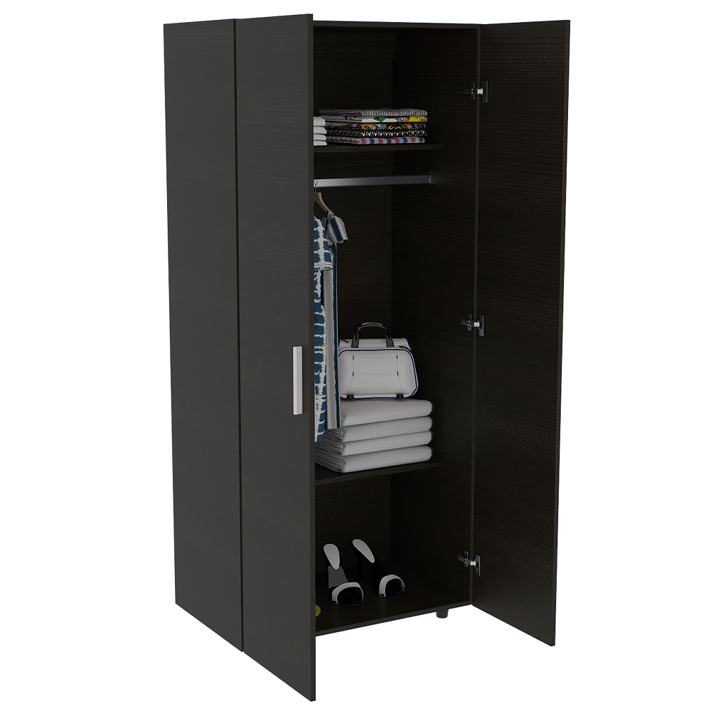 Closet Madrid 180 X 80 X 48 Rta Wengue