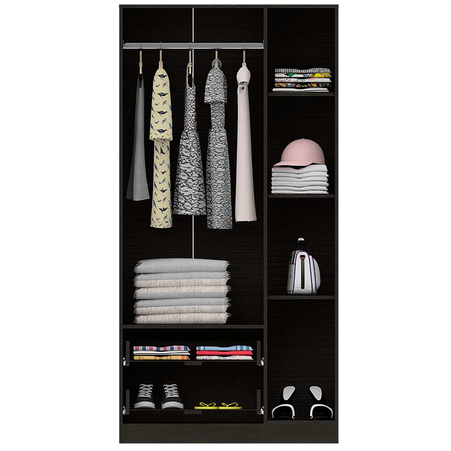Closet Austral Tres Puertas Rta Wengue
