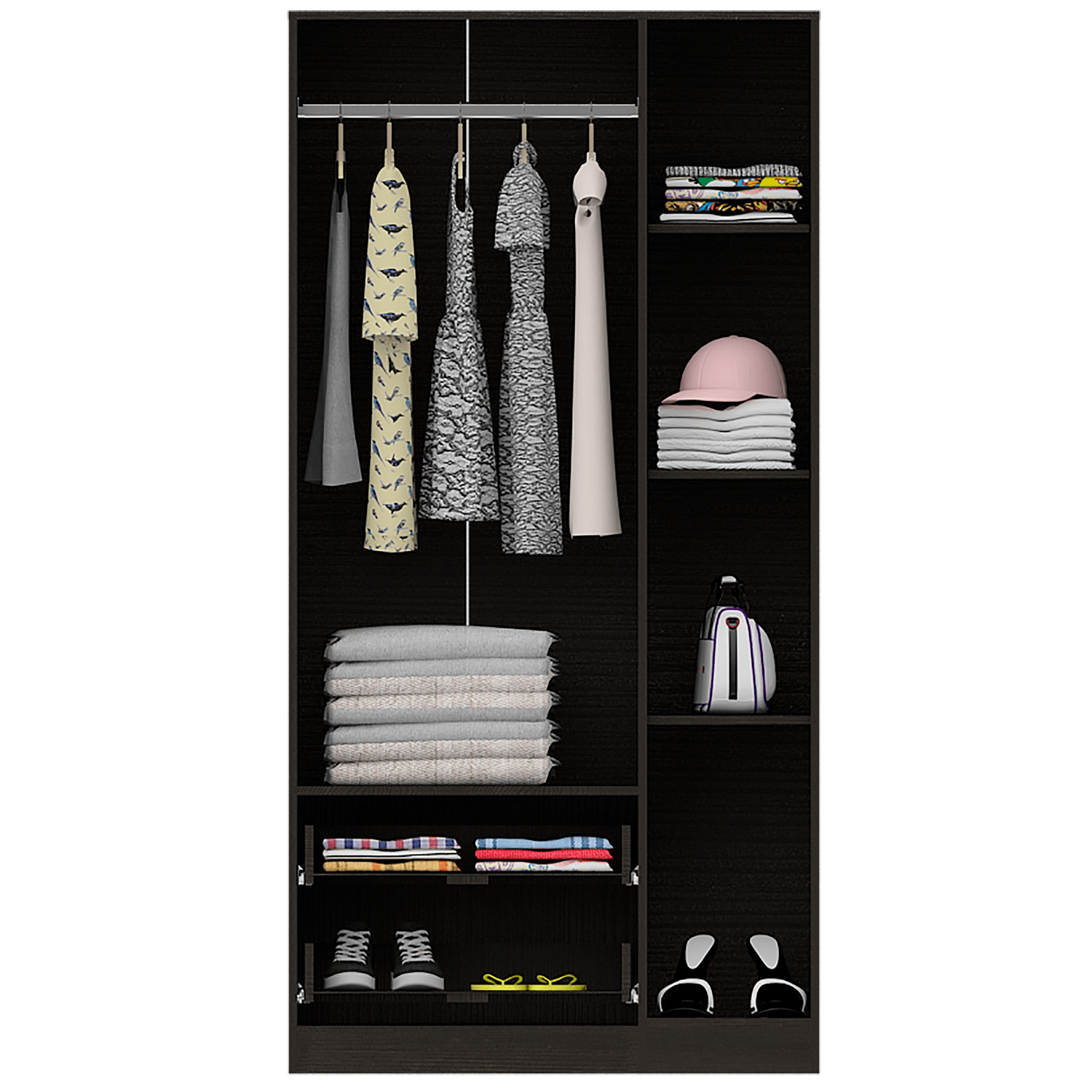 Closet Austral Tres Puertas Rta Wengue