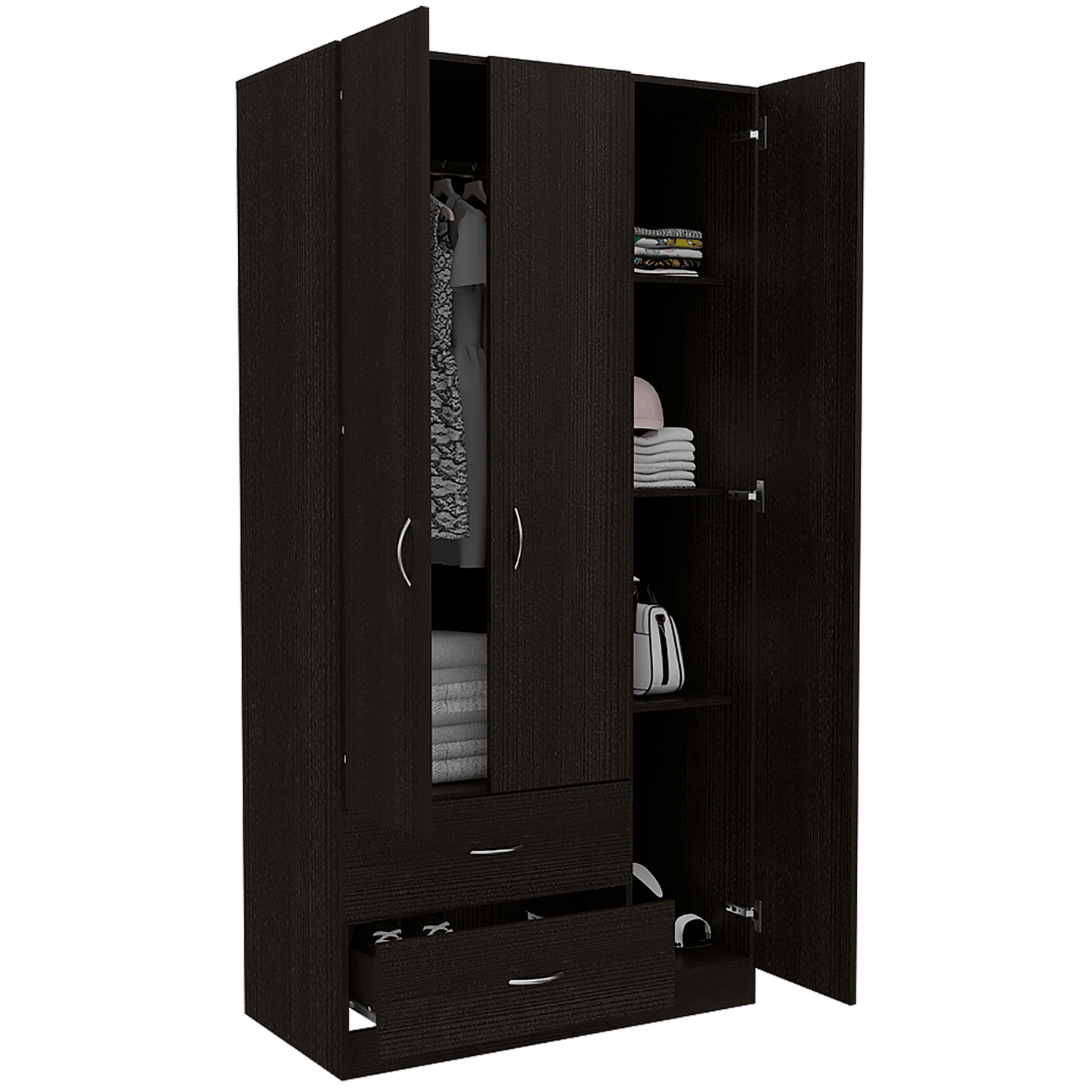 Closet Austral Tres Puertas Rta Wengue