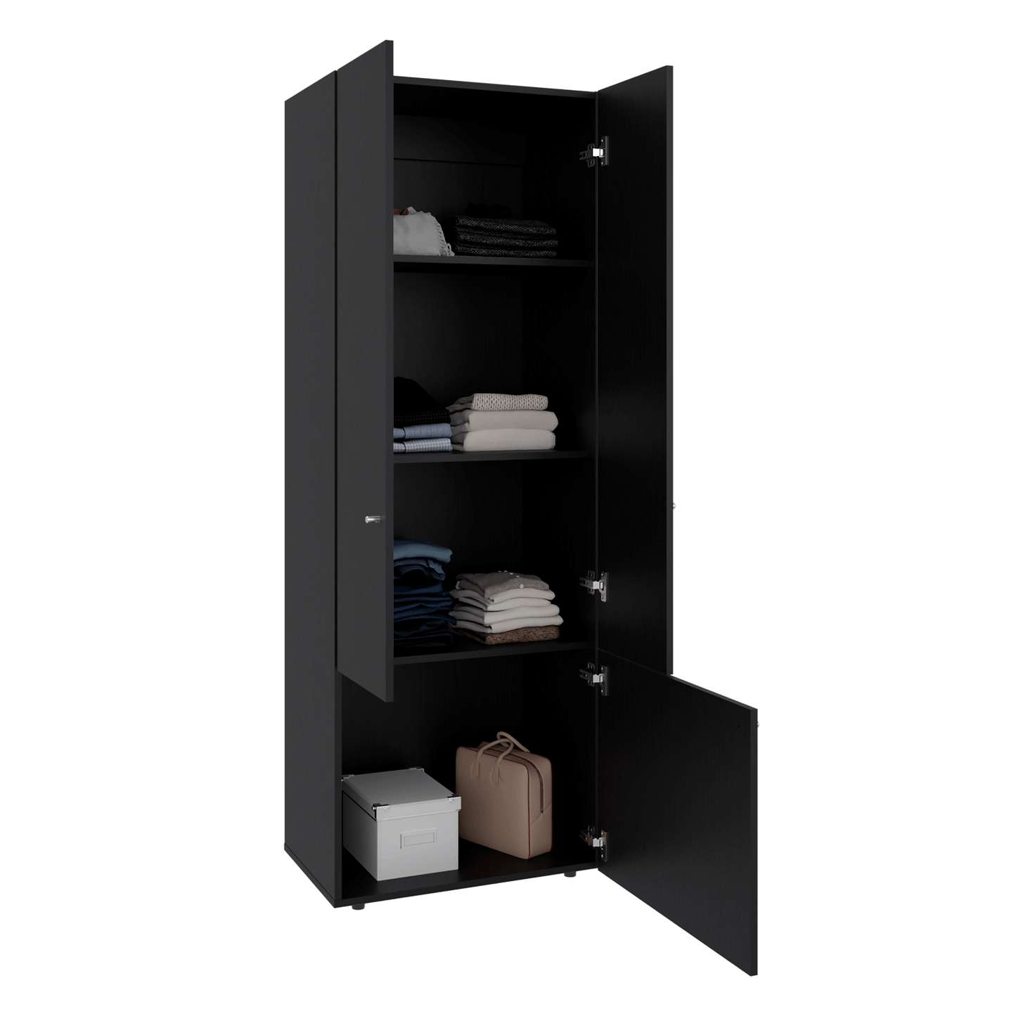 Closet 3 Puertas Tuhogar 170X60X40 Rta Wengue