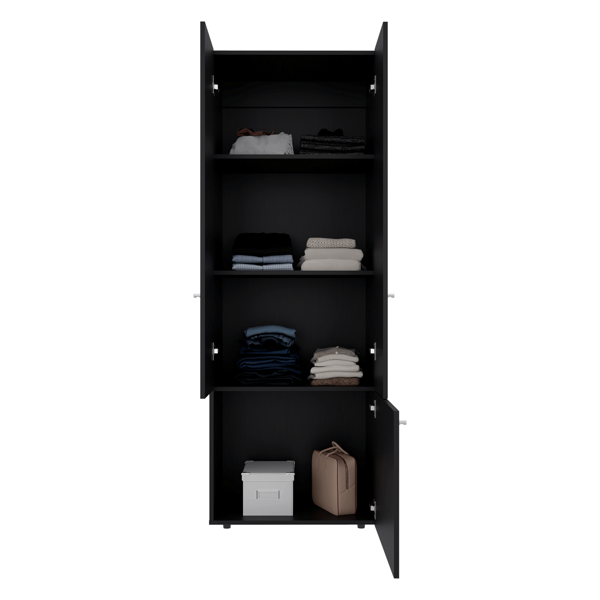 Closet 3 Puertas Tuhogar 170X60X40 Rta Wengue