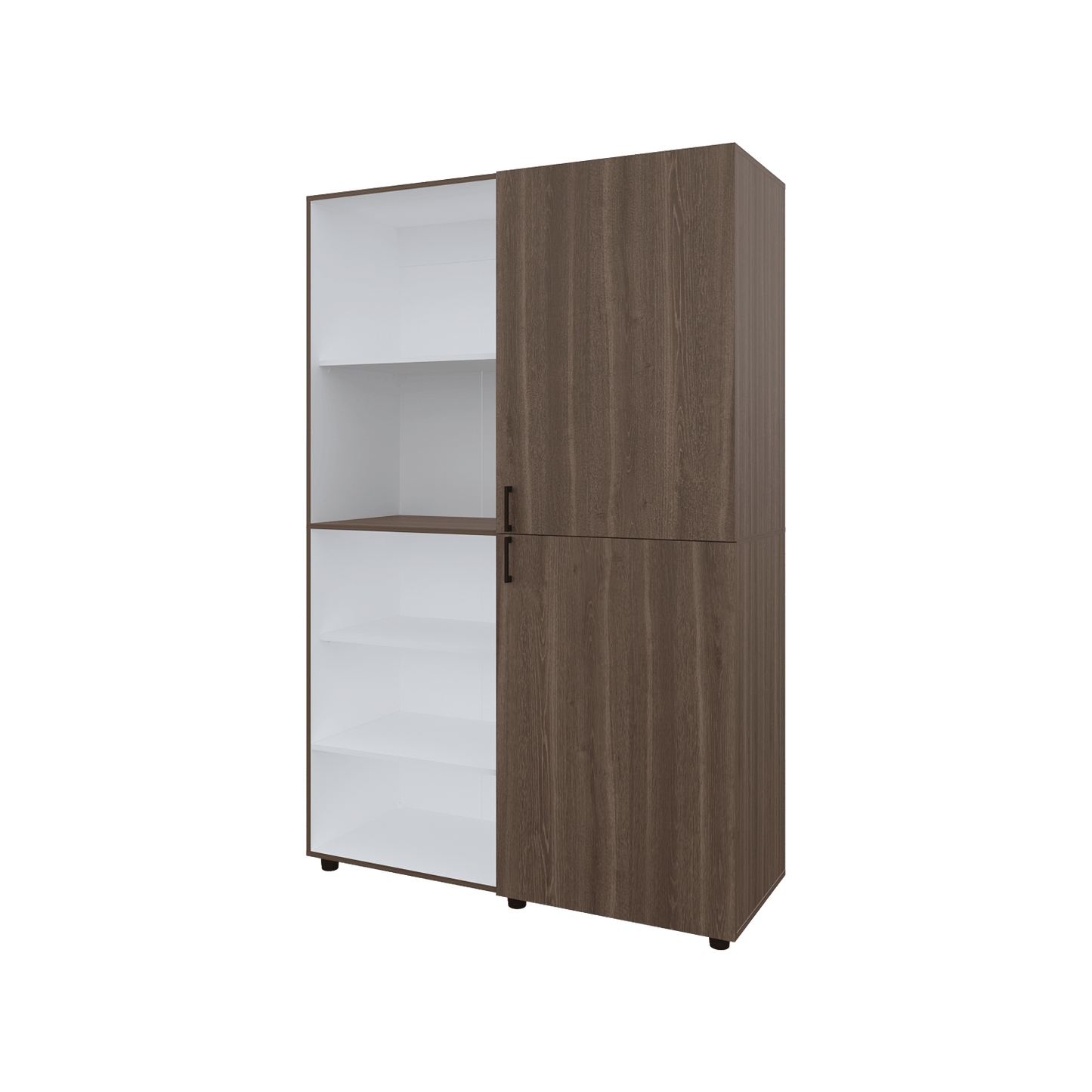 Closet Eco 120 184X120X46 Rta Milan + Blanco Zf