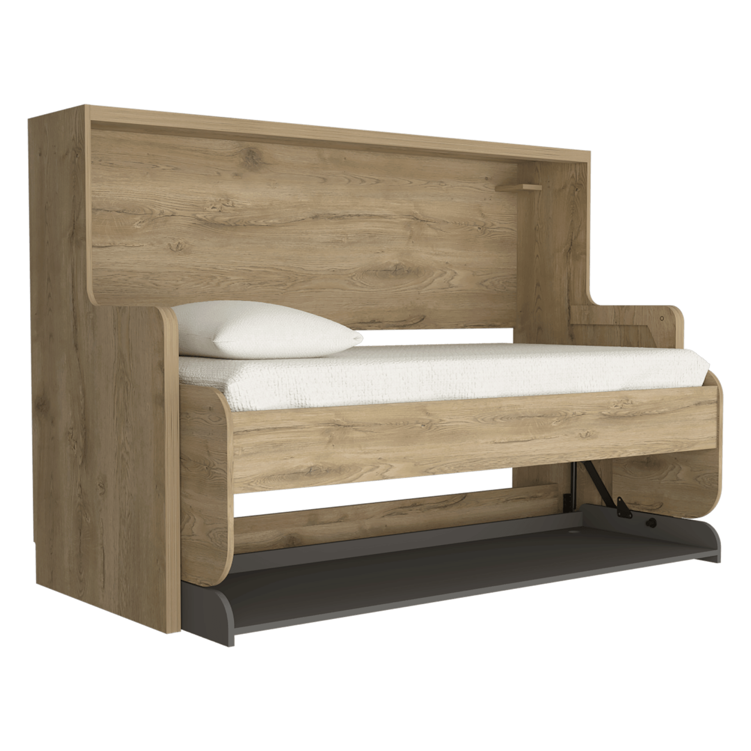 Cama Escritorio Sencilla Kentme Homecollection Macadamia Plomo
