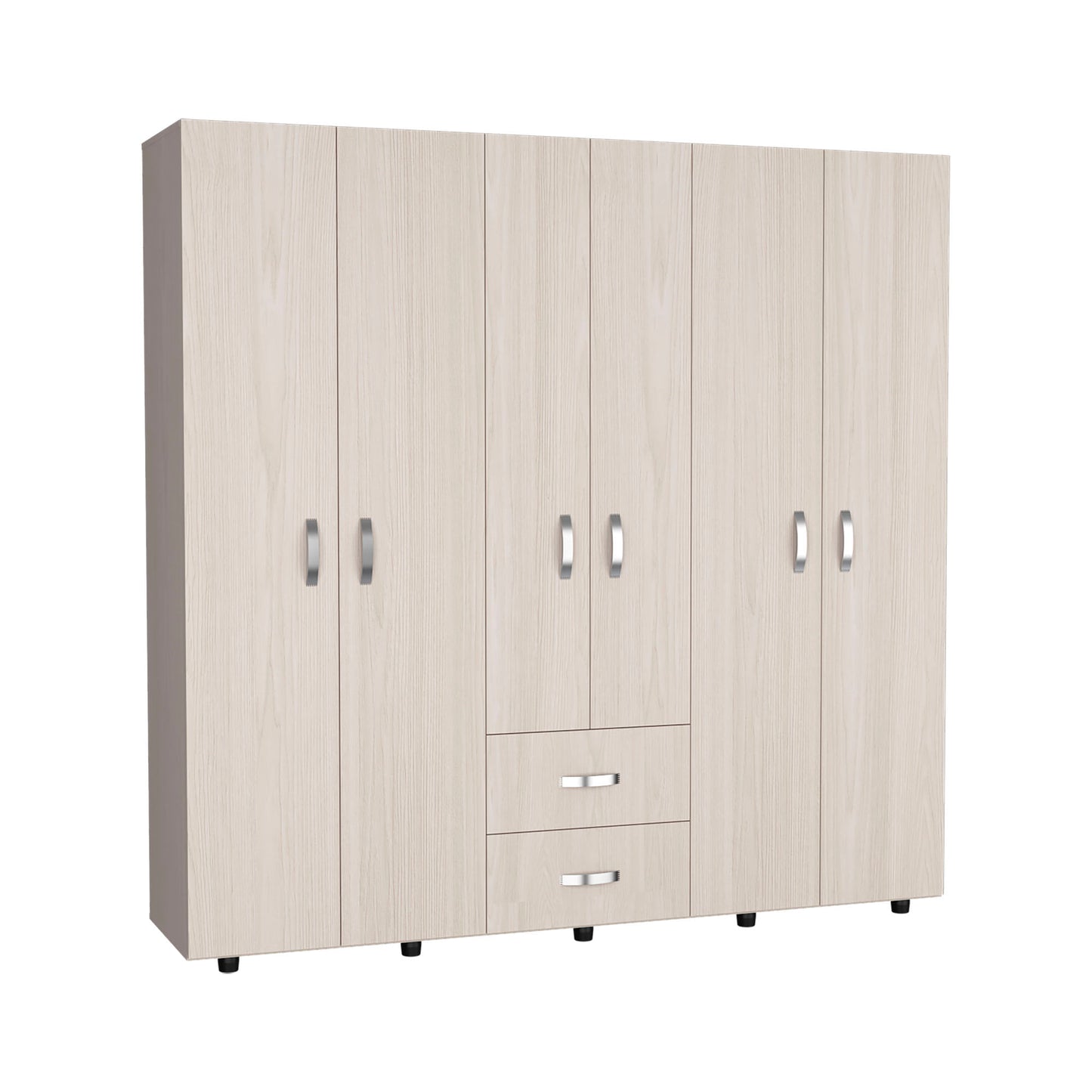 Closet Barilo 200X200X50 Rta Niebla Blanco