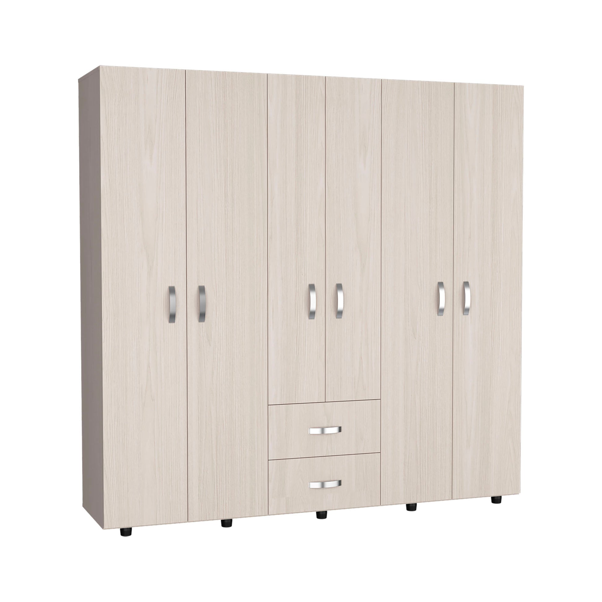 Closet Barilo 200X200X50 Rta Niebla Blanco