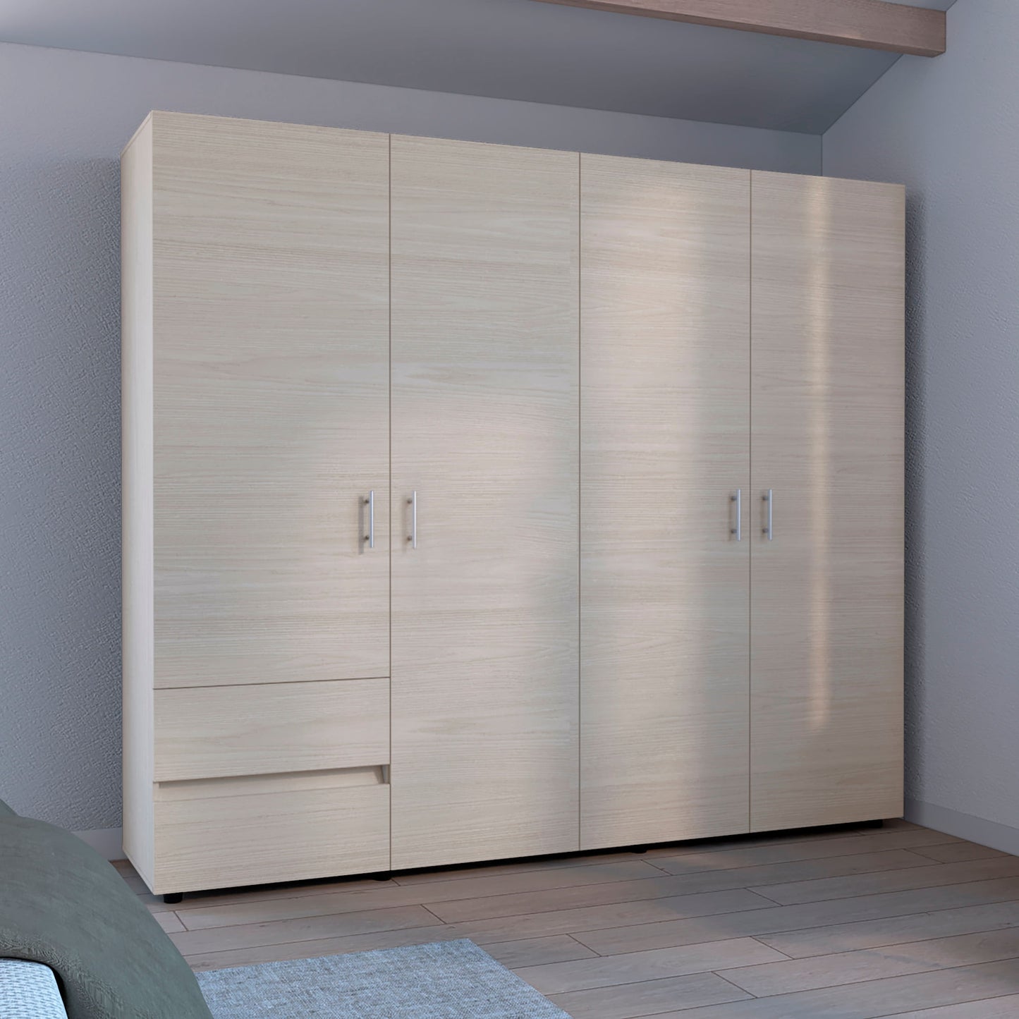 Closet Dassel 200X230X53 Niebla Blanco Rta