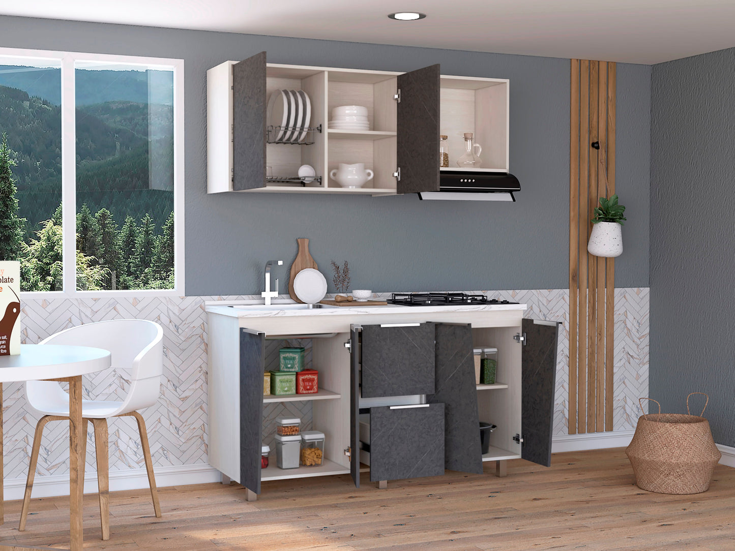 Cocina 150 Nara Rta Niebla + Onix No Meson