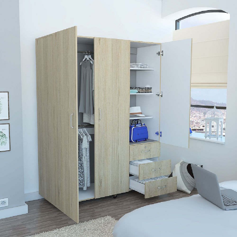 Closet Arizona Rta Rovere Blanco