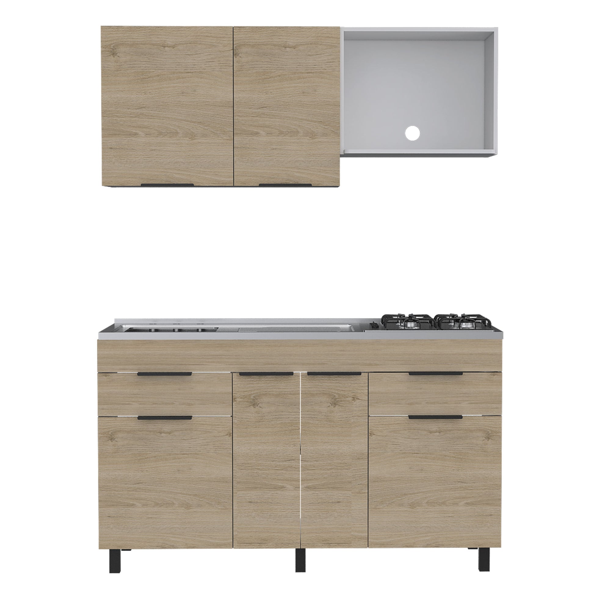 Cocina 150 Laport Blanco Rovere
