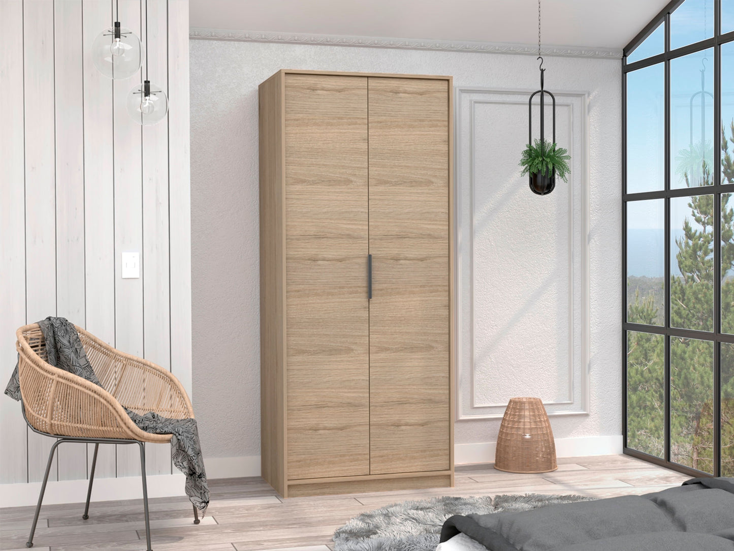Armario Kaia Rta Rovere + Blanco