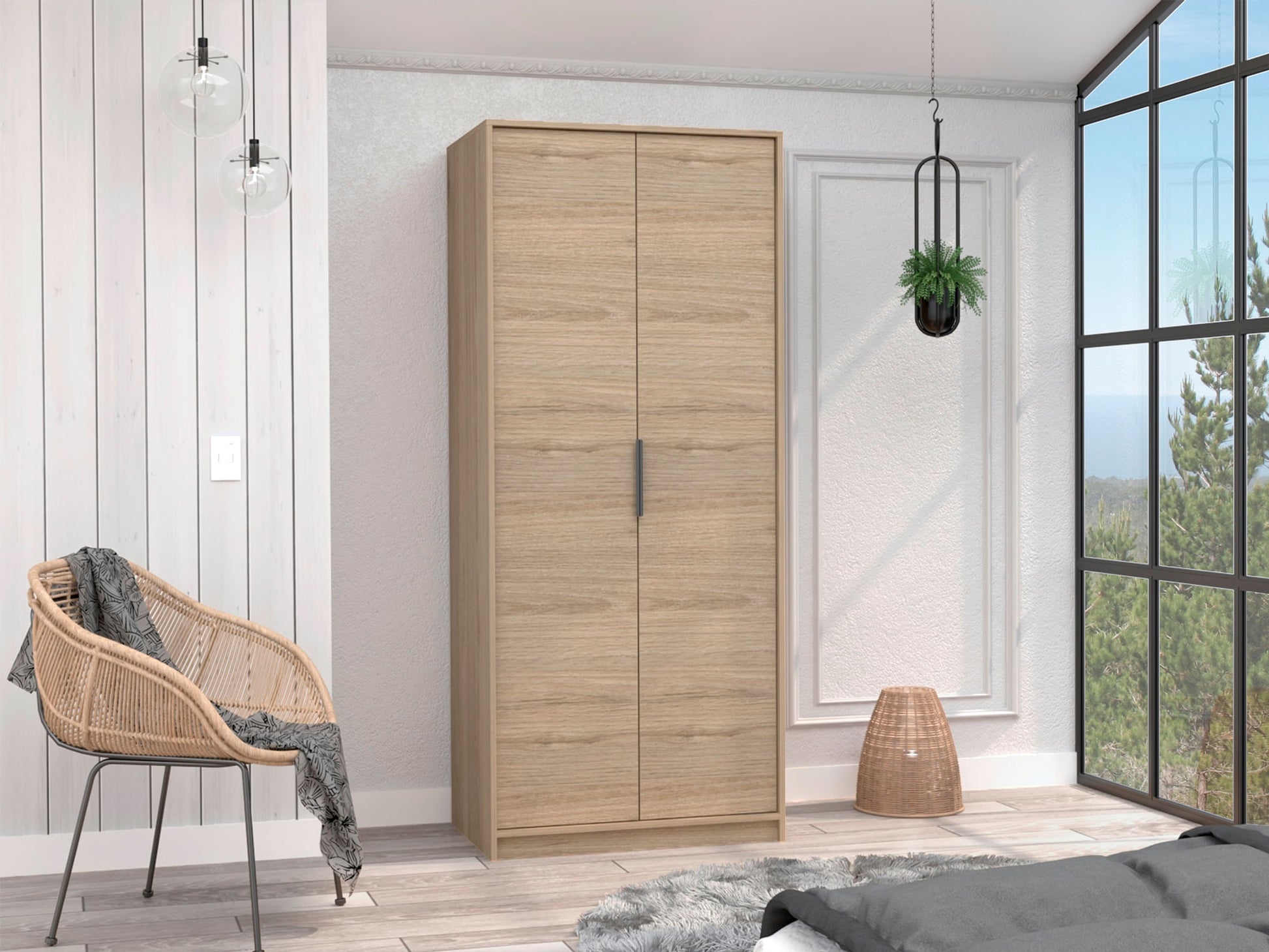 Armario Kaia Rta Rovere + Blanco