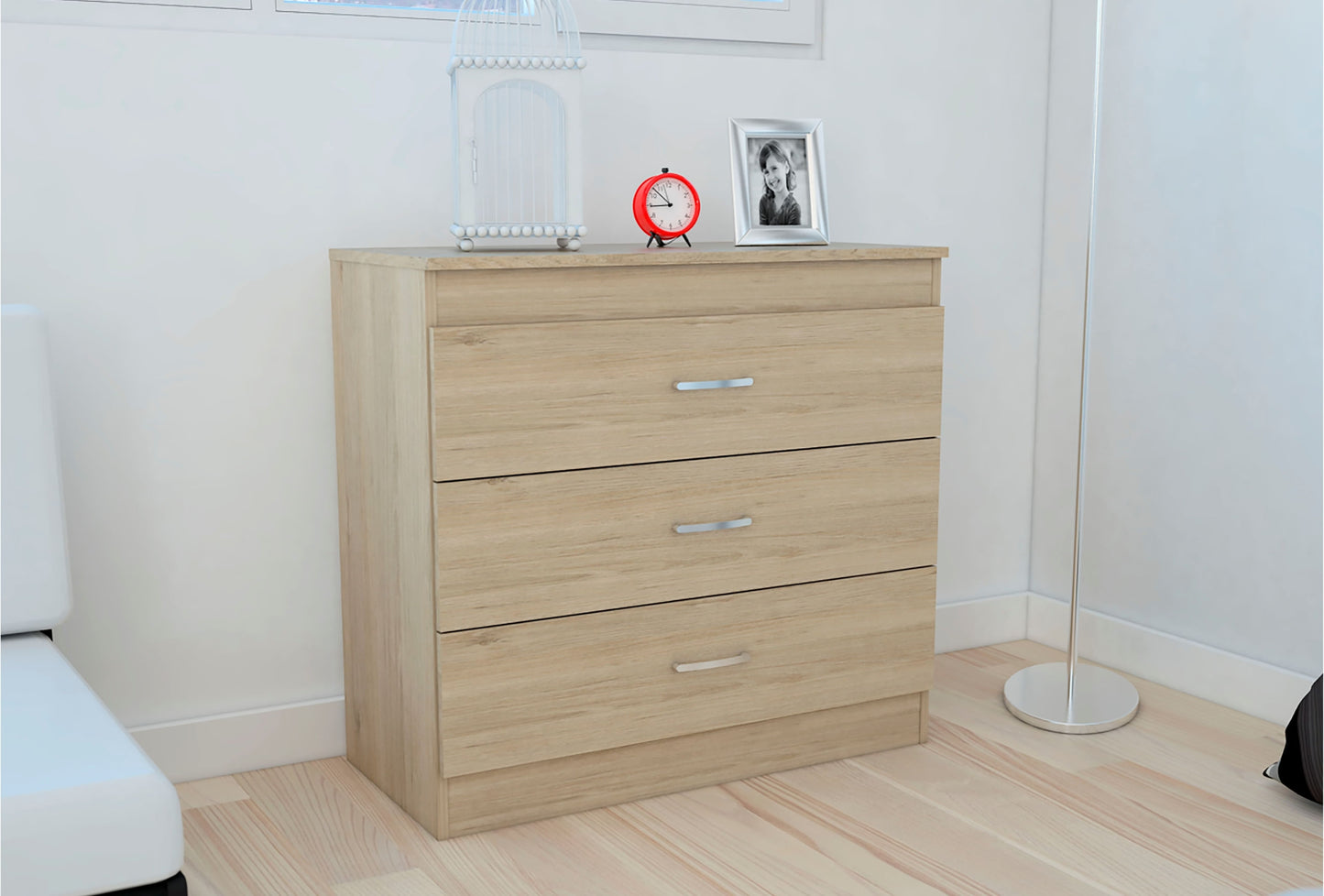 Comoda Nuqui Urban Rovere + Blanco
