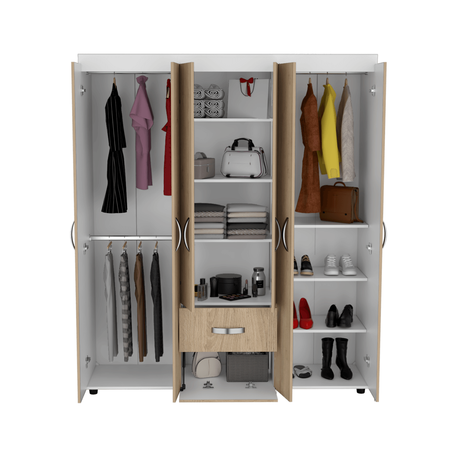Closet Reve 200 Rovere Blanco Rta
