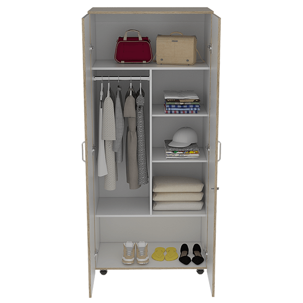 Closet Iko 1.80 Rovere Blanco