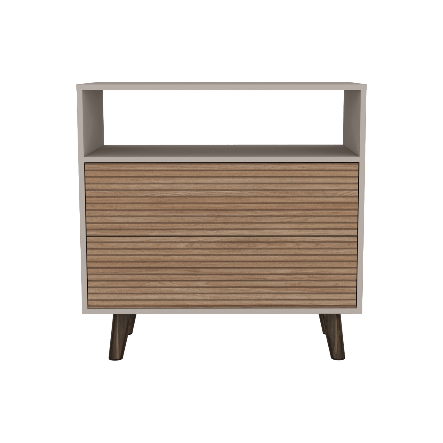 Cajonera Funes L 80 X 80 2 C Rta Taupe Lenno