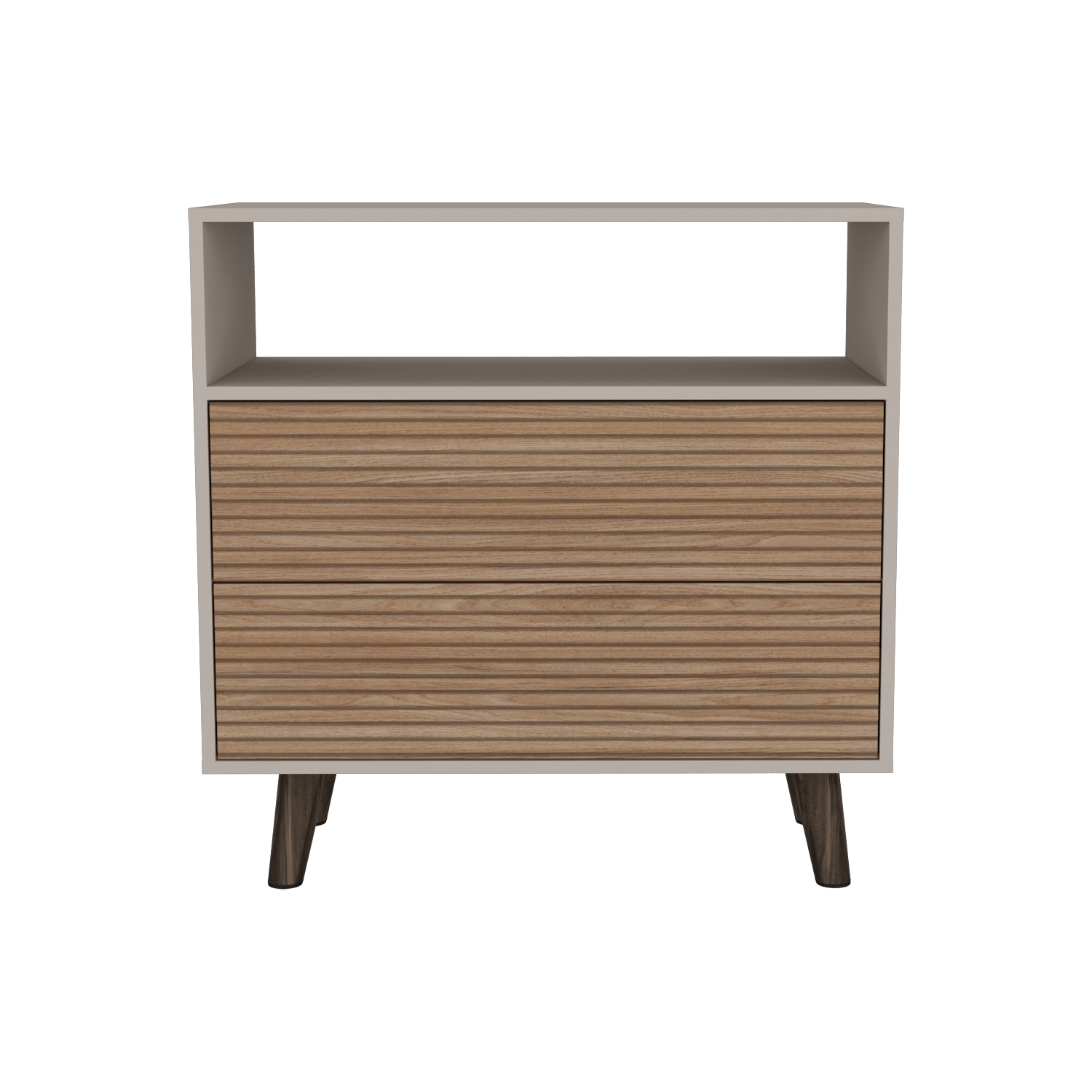 Cajonera Funes L 80 X 80 2 C Rta Taupe Lenno