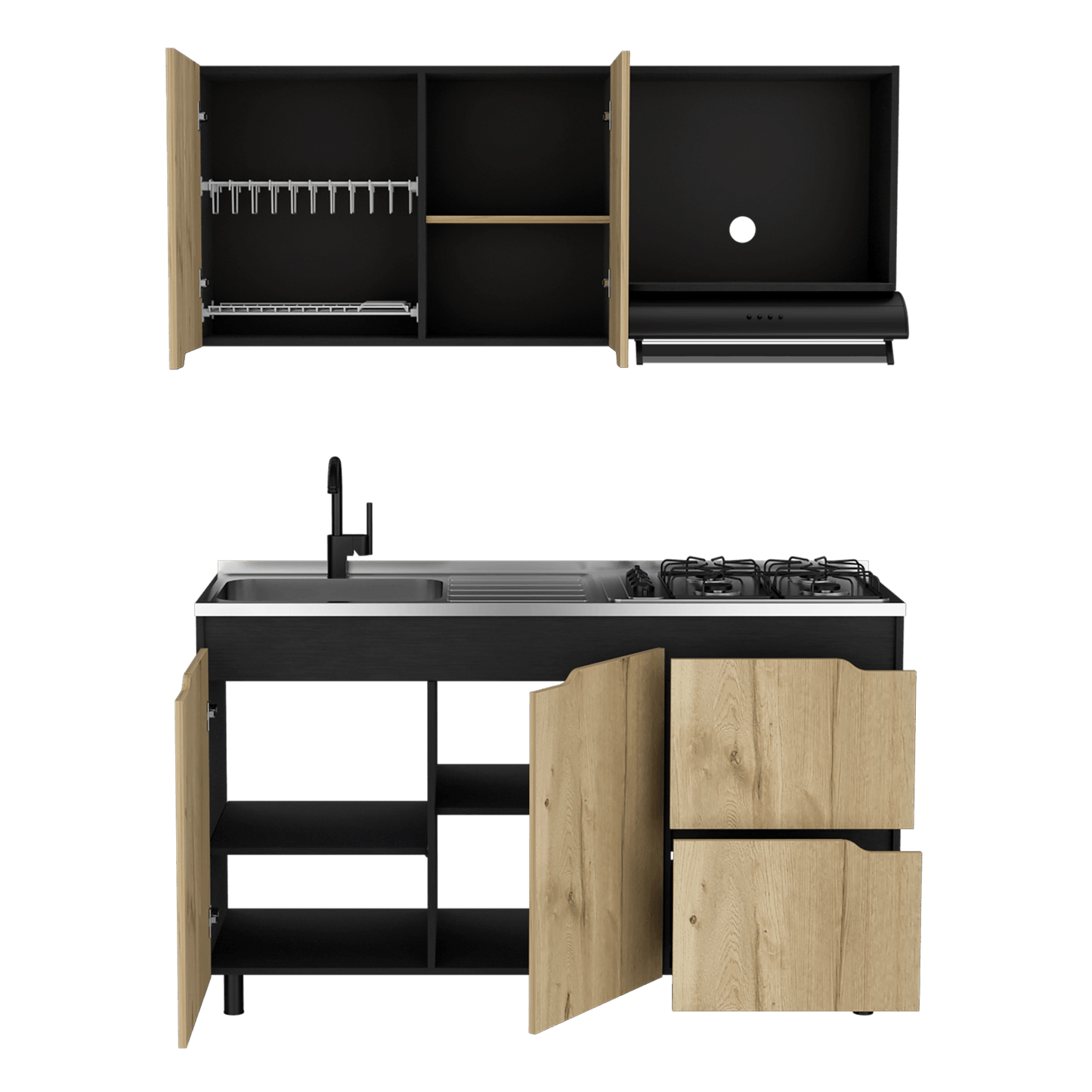 Cocina 150 Maui Meson Izq Duna Wengue Rta