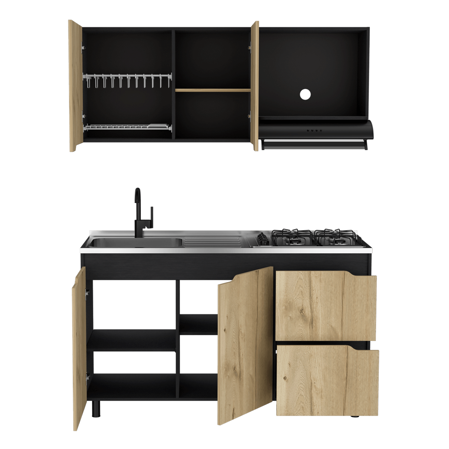 Cocina 150 Maui Meson Izq Duna Wengue Rta