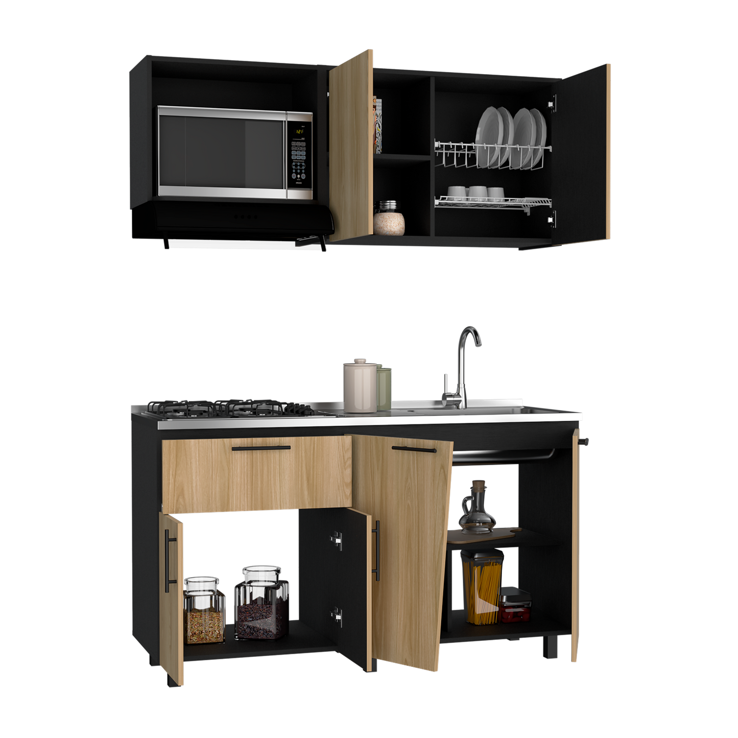 Cocina 1.50 Emilia Der Rta Wengue Fresno Wengue