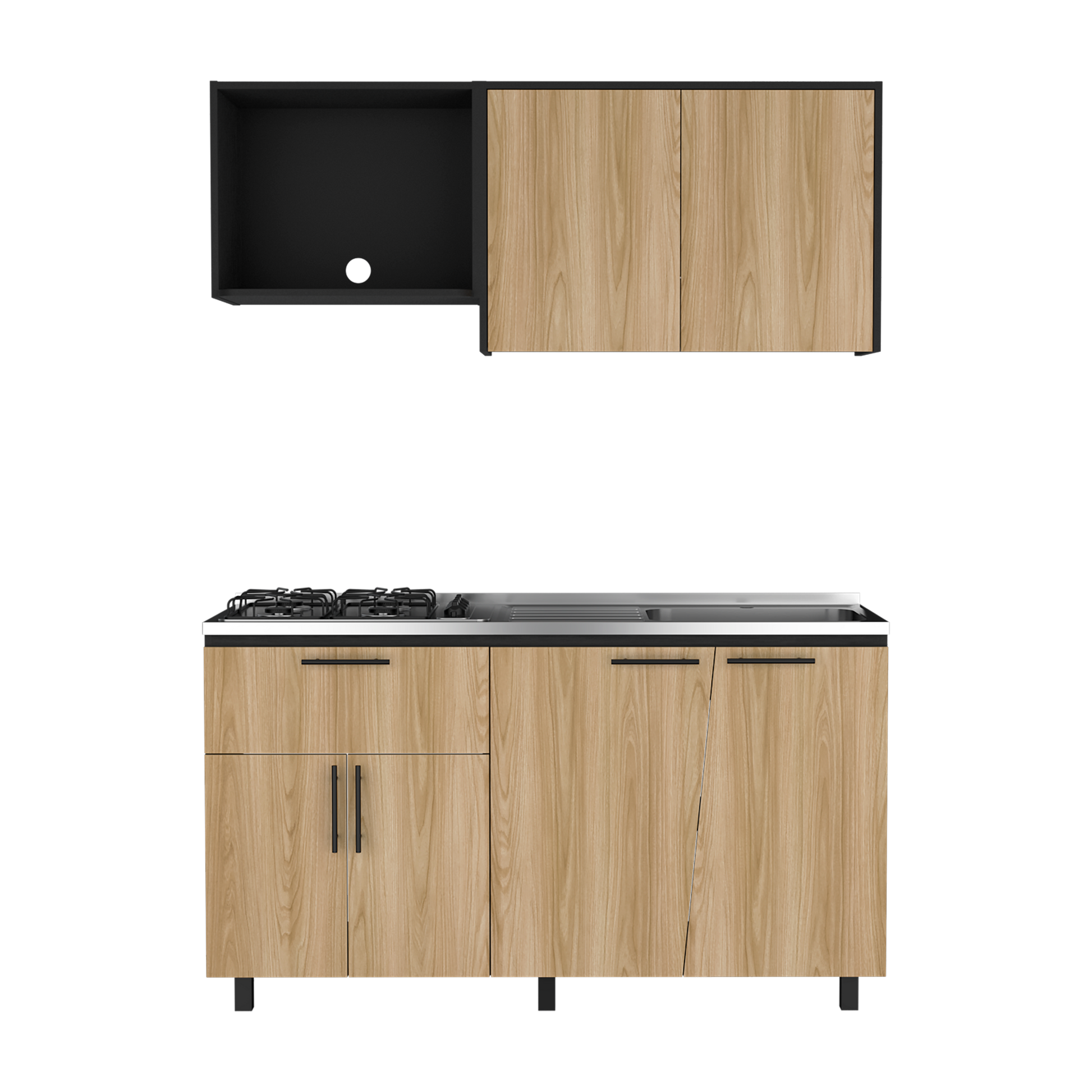 Cocina 1.50 Emilia Der Rta Wengue Fresno Wengue