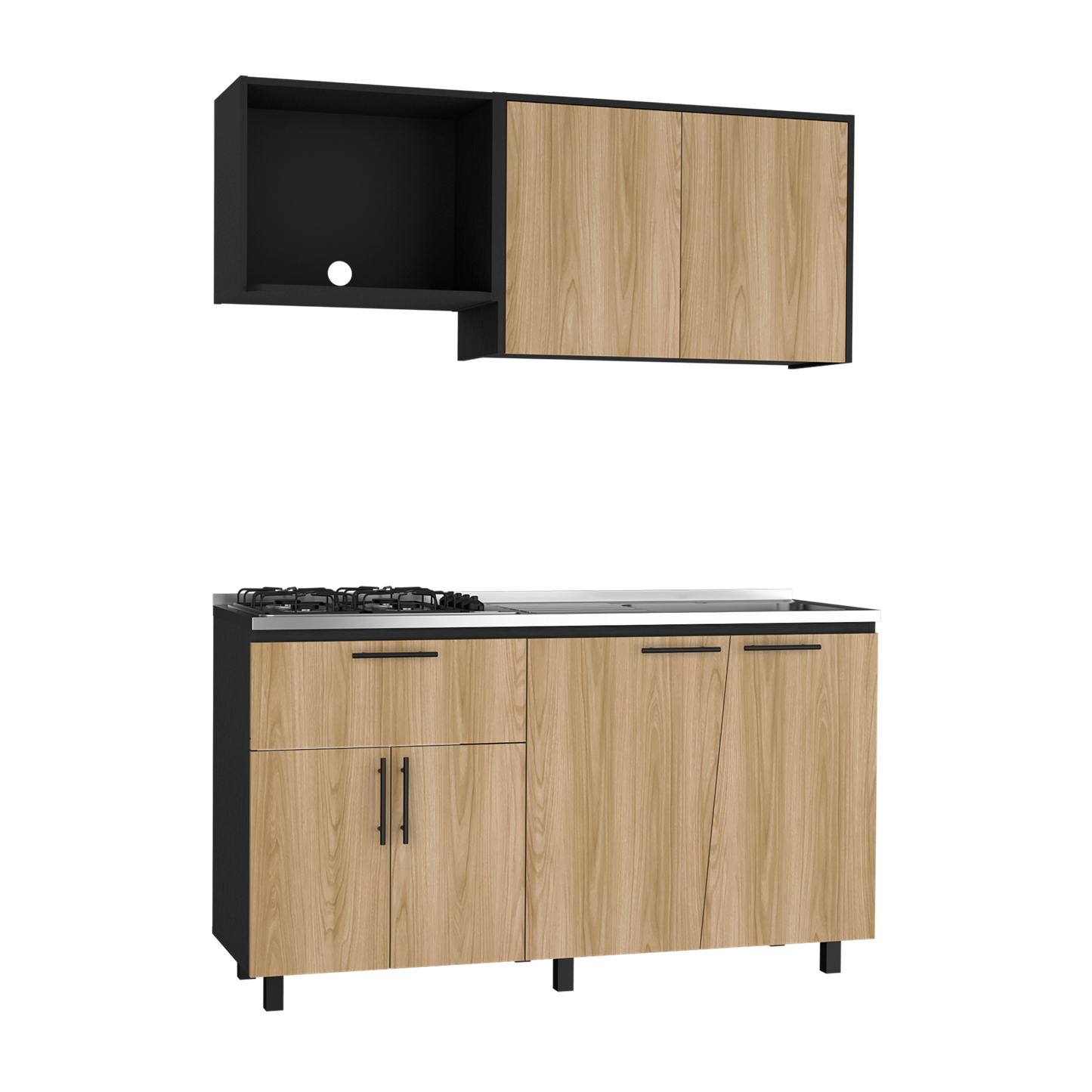 Cocina 1.50 Emilia Der Rta Wengue Fresno Wengue