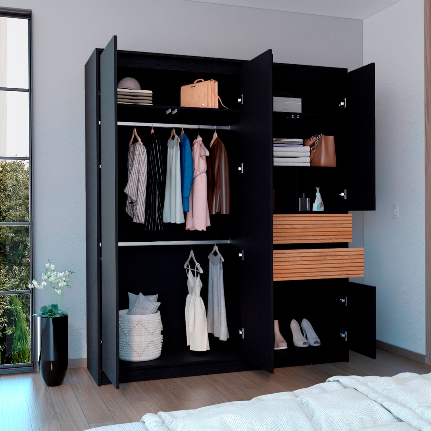 Armario Austin 200X170X47 Rta Wengue Lenno