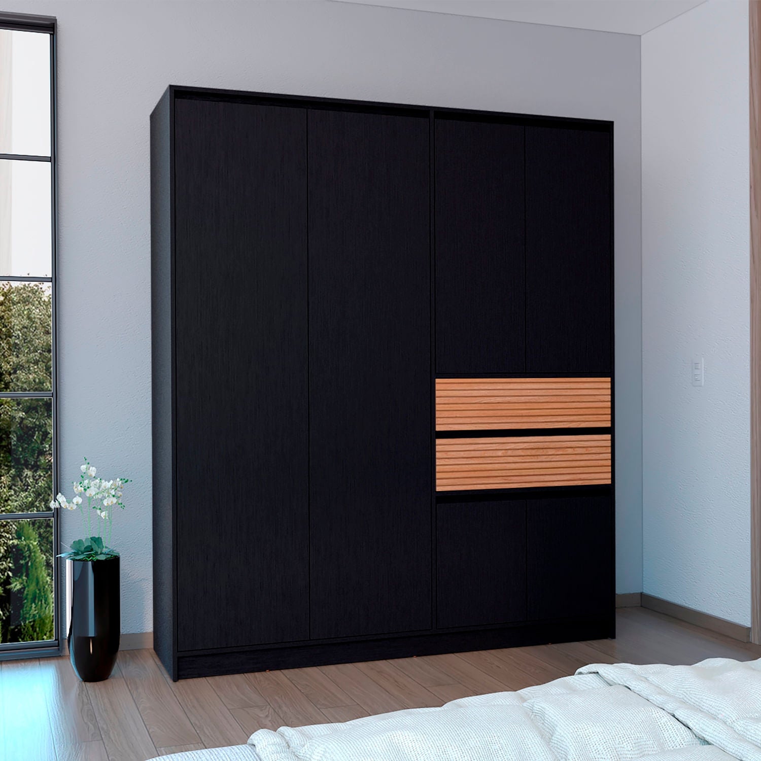 Armario Austin 200X170X47 Rta Wengue Lenno