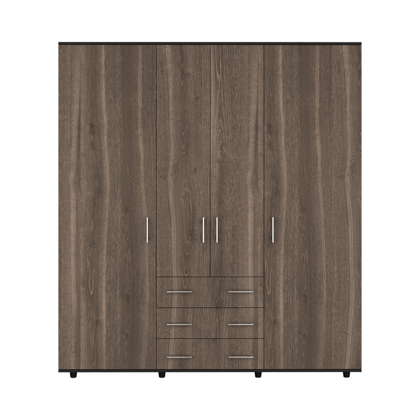 Closet 2.0 Fontan 200 X 180 X 48 Rta Wengue Milan