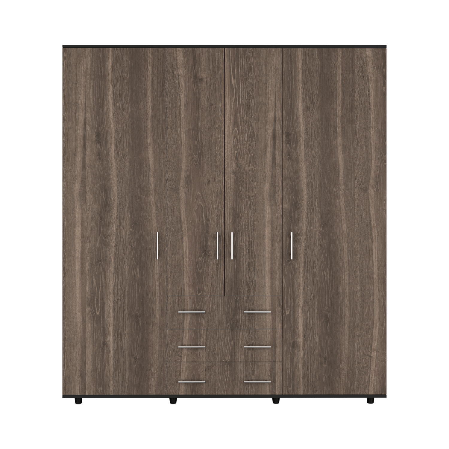 Closet 2.0 Fontan 200 X 180 X 48 Rta Wengue Milan